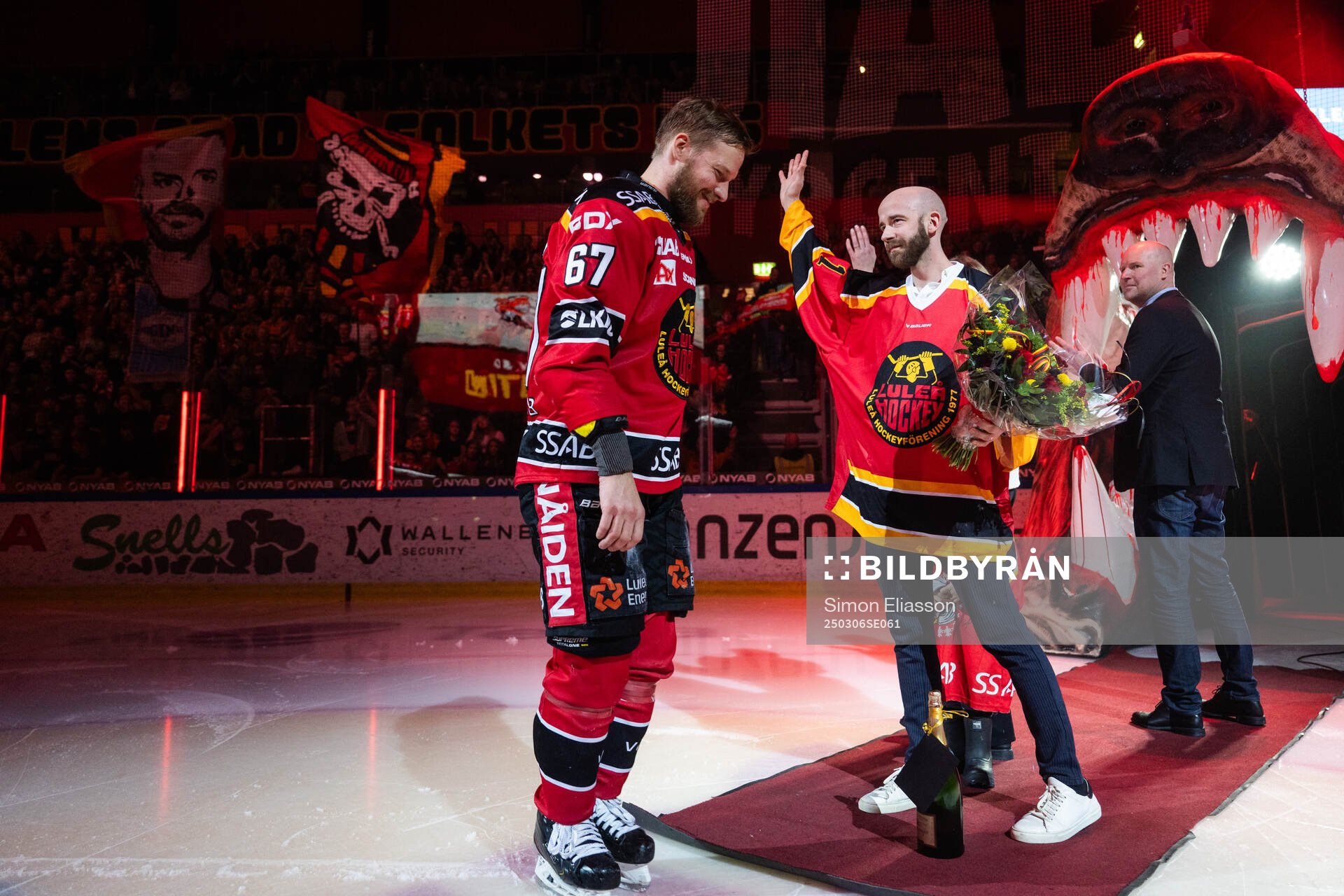 Luleås förre målvakt David Rautio hyllas