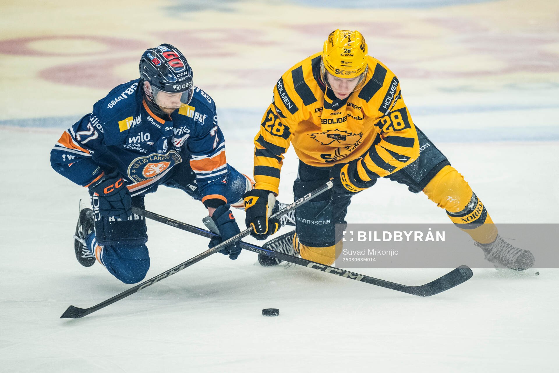 Växjös Brian Cooper och Skellefteås Michael