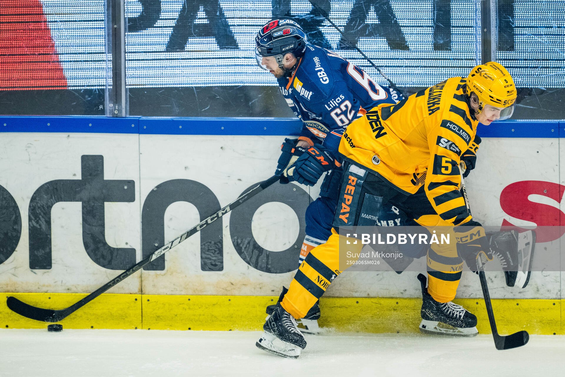 Växjös Manuel Ågren och Skellefteås Axel Sandin Pellikka