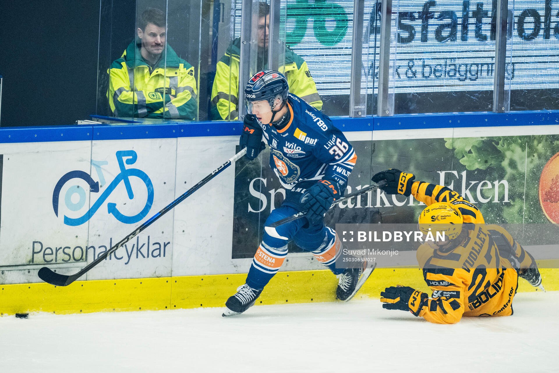 Växjös Elias Rosén och Skellefteås Oskar Vuollet