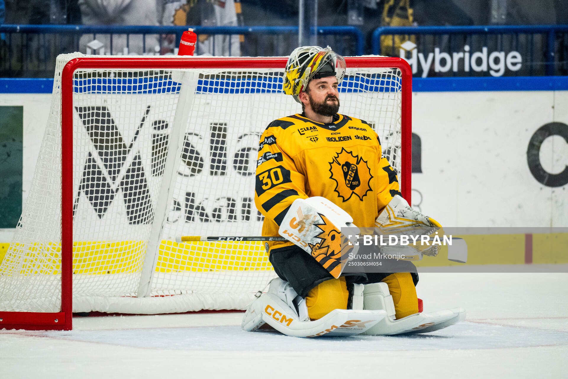 Skellefteås målvakt Gustaf Lindvall
