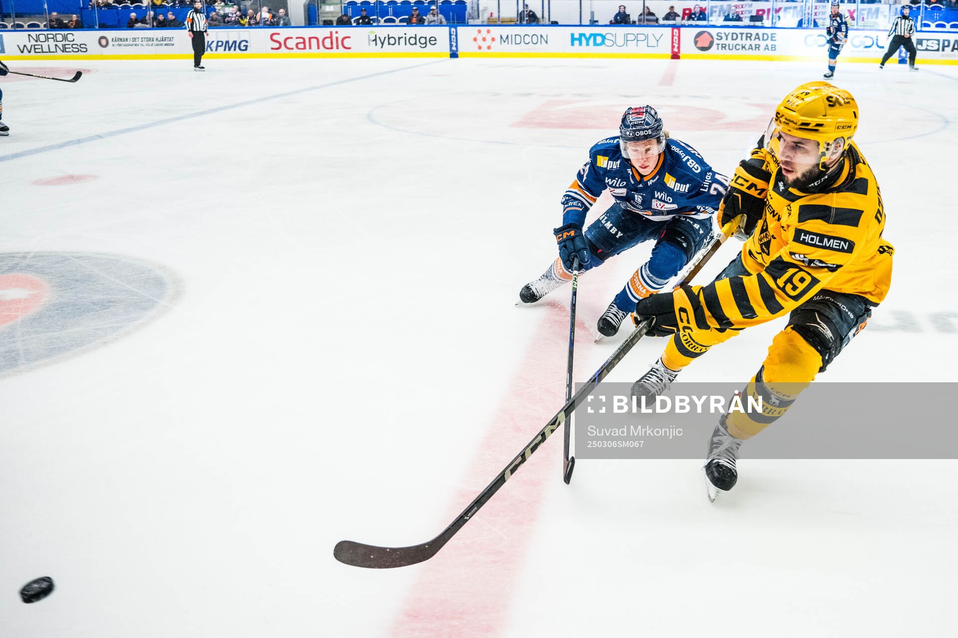 Växjös Karl Henriksson och Skellefteås Martins Dzierkals