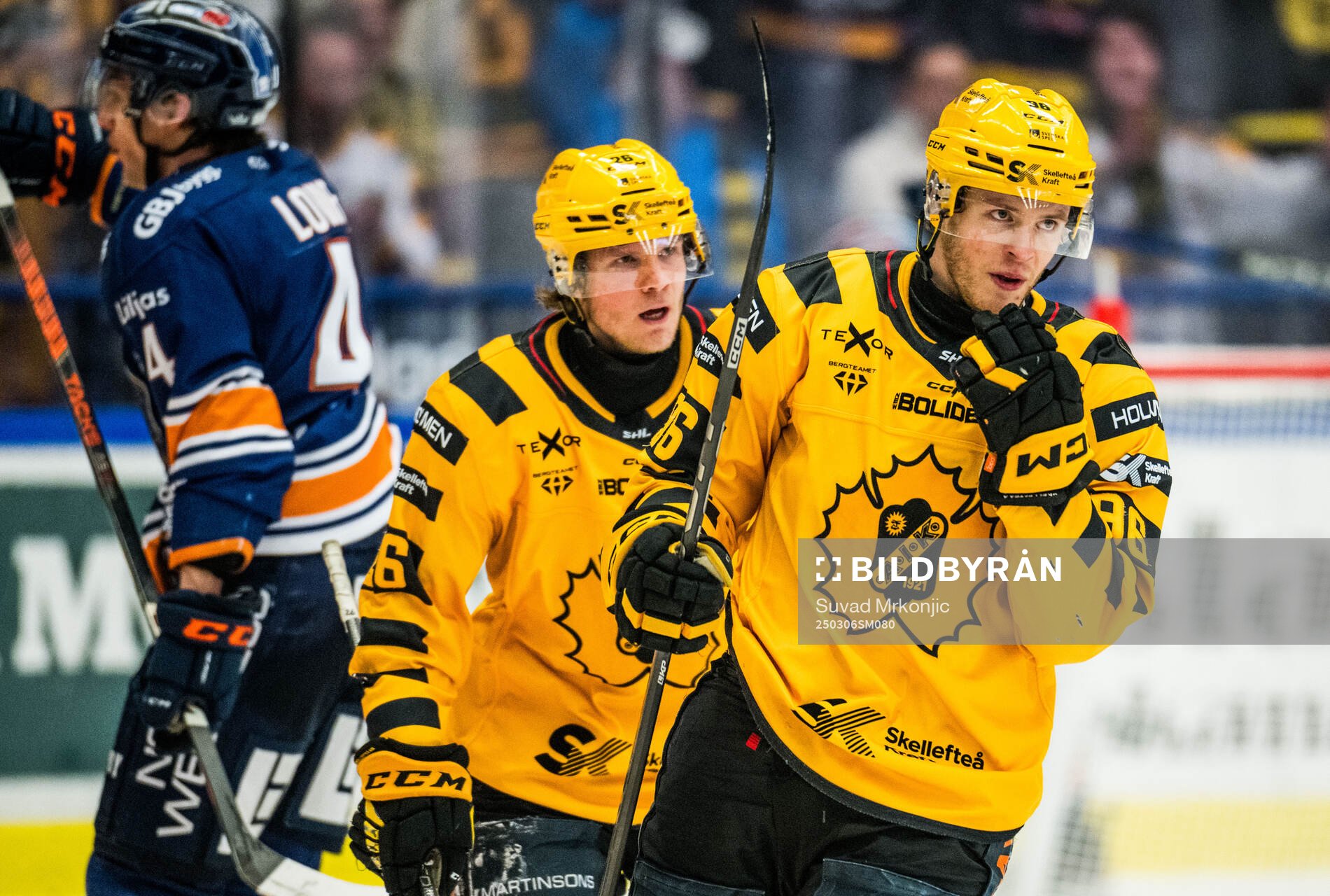 Skellefteås Rickard Hugg jublar