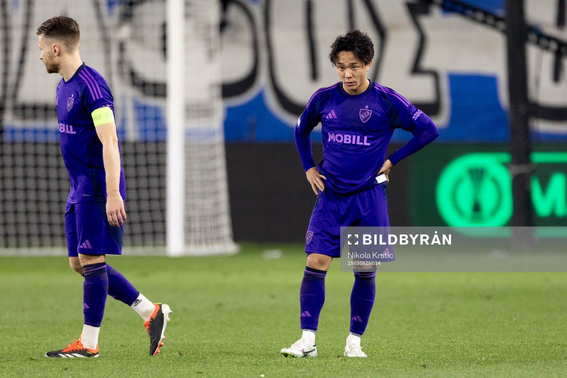 Keita Kosugi of Djurgården looks dejected