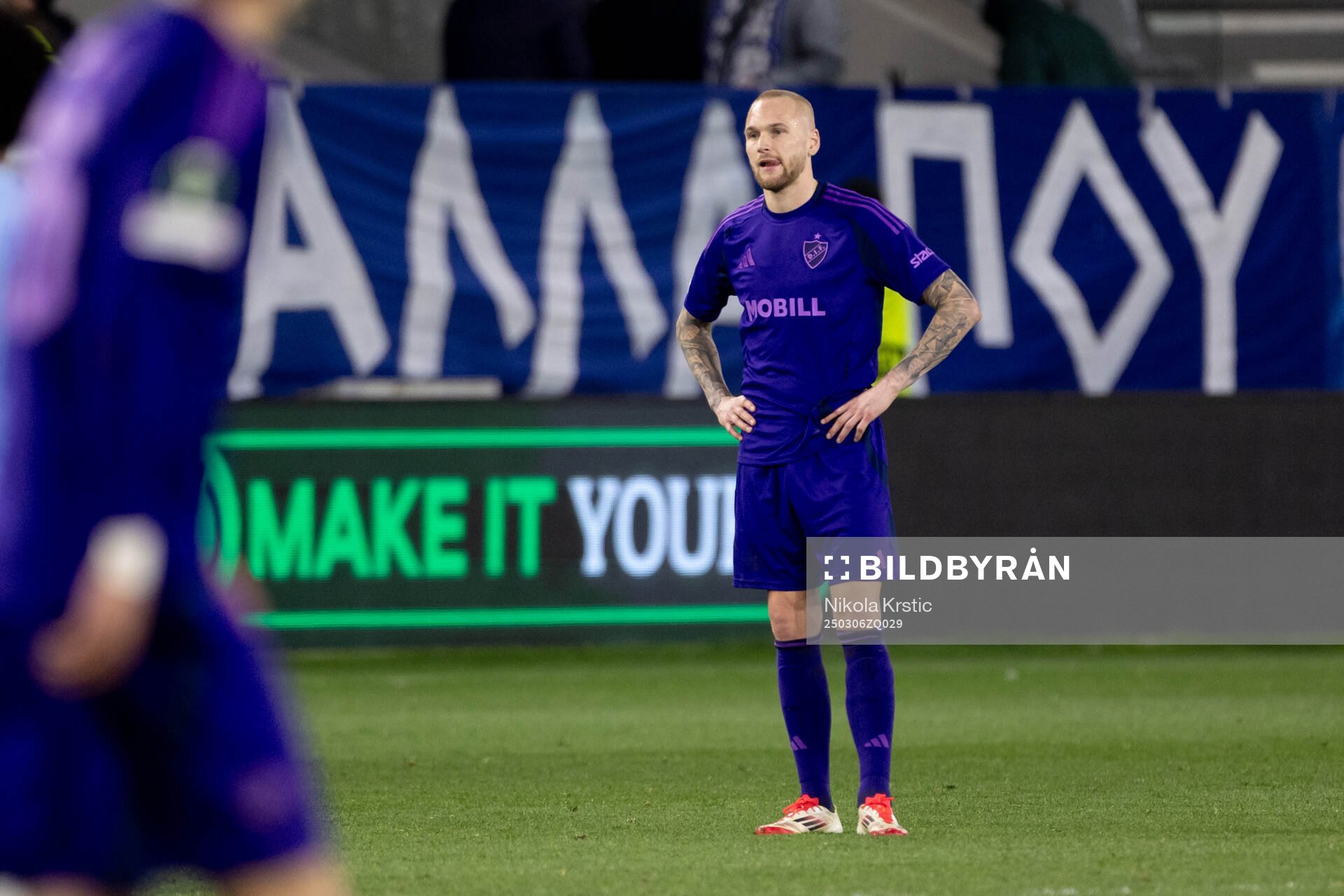 Adam Ståhl of Djurgården looks dejected