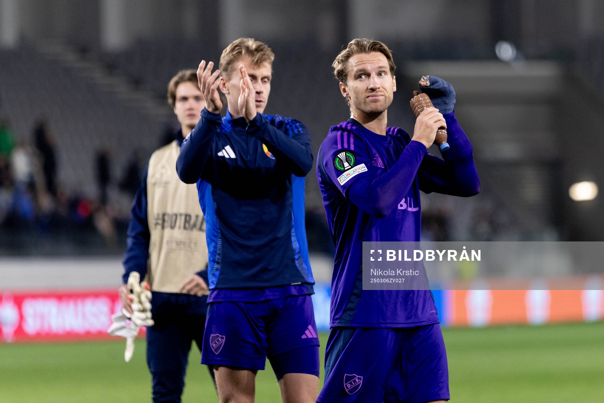 Daniel Stensson of Djurgården after the Conference League football match between Pafos and Djurgården on March 6, 2025 in Limassol. 