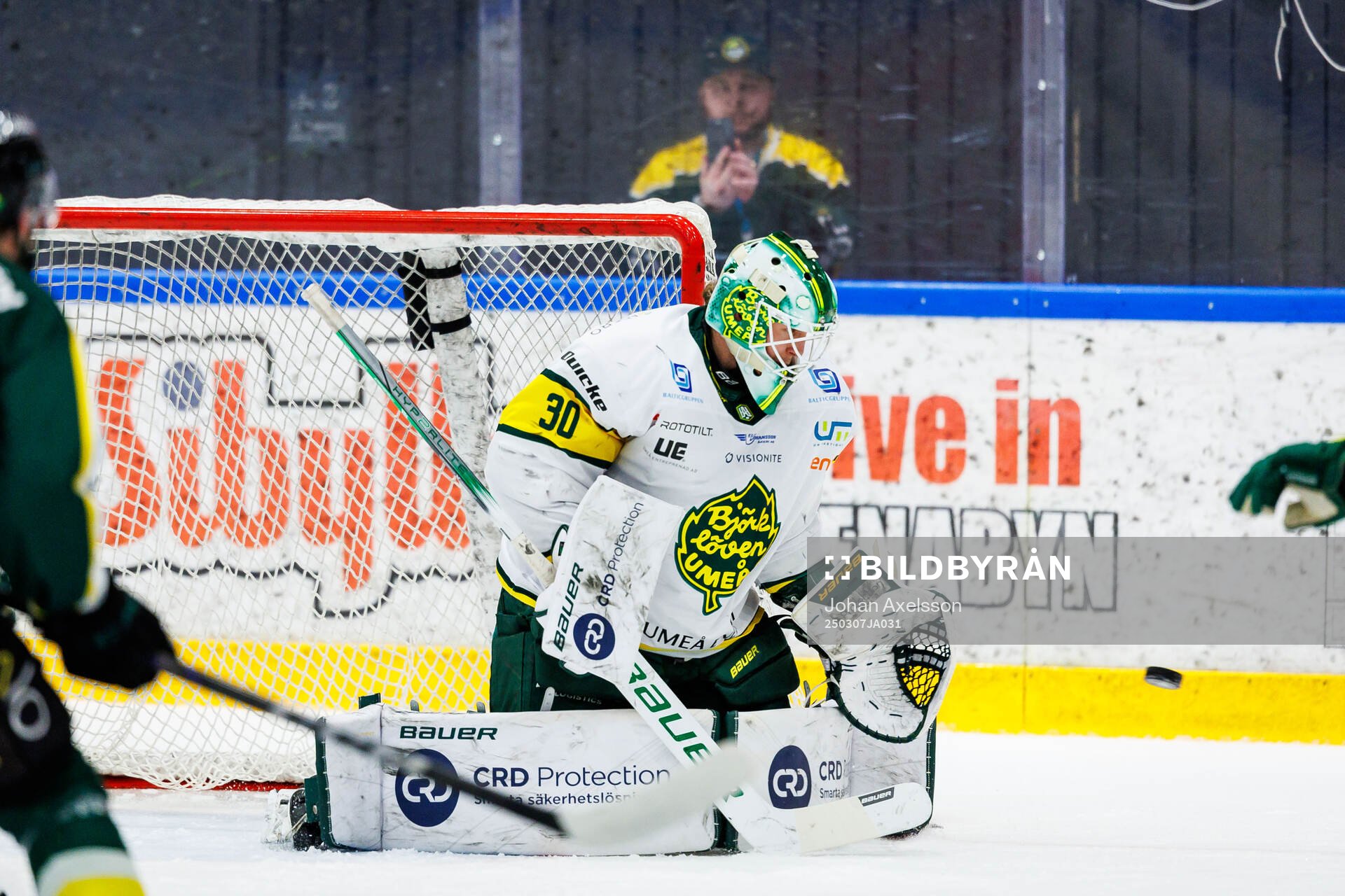 Björklövens målvakt Joona Voutilainen