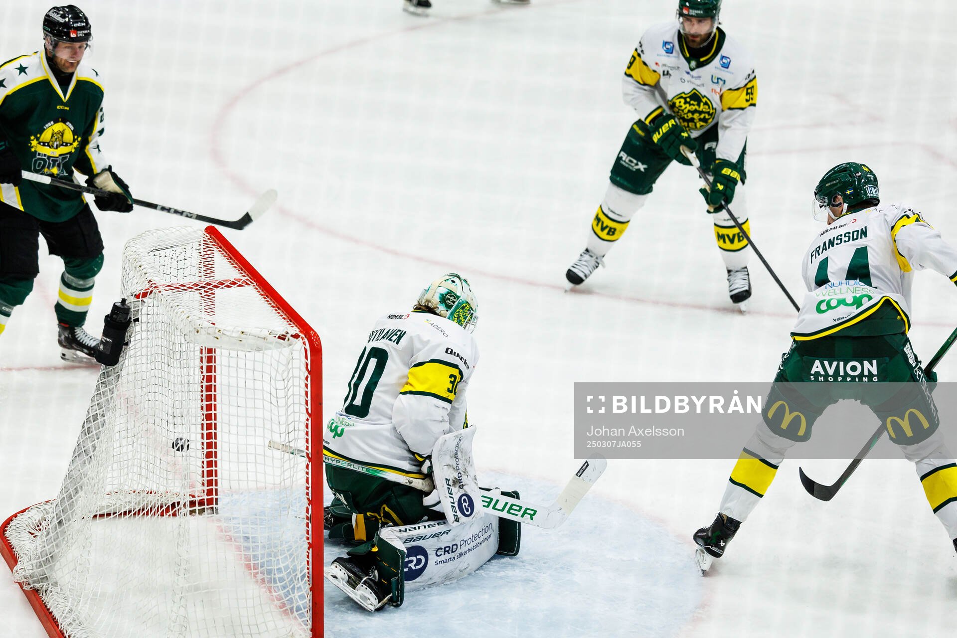 Björklövens målvakt Joona Voutilainen