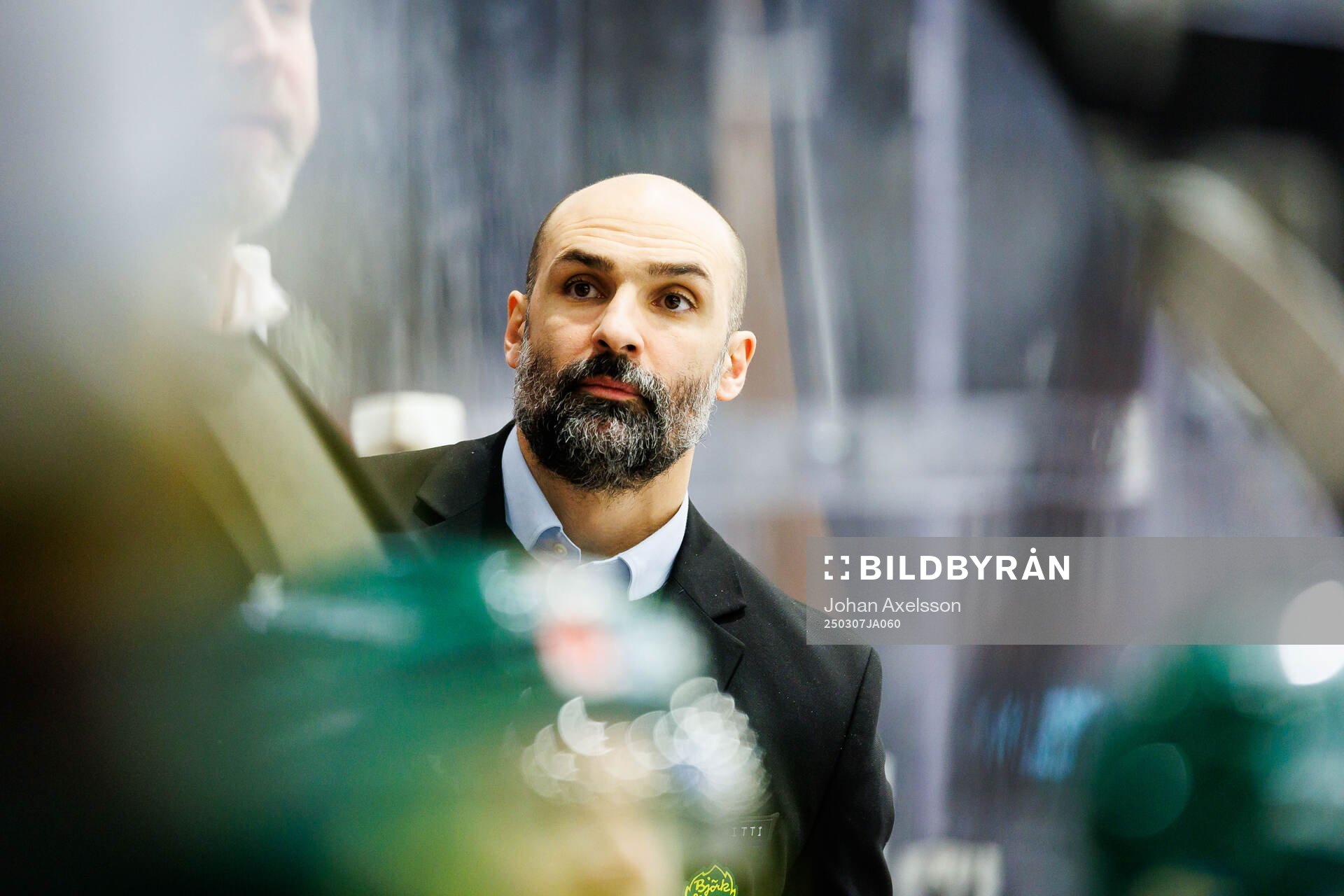 Björklövens assisterande tränare Daniel Rahimi och