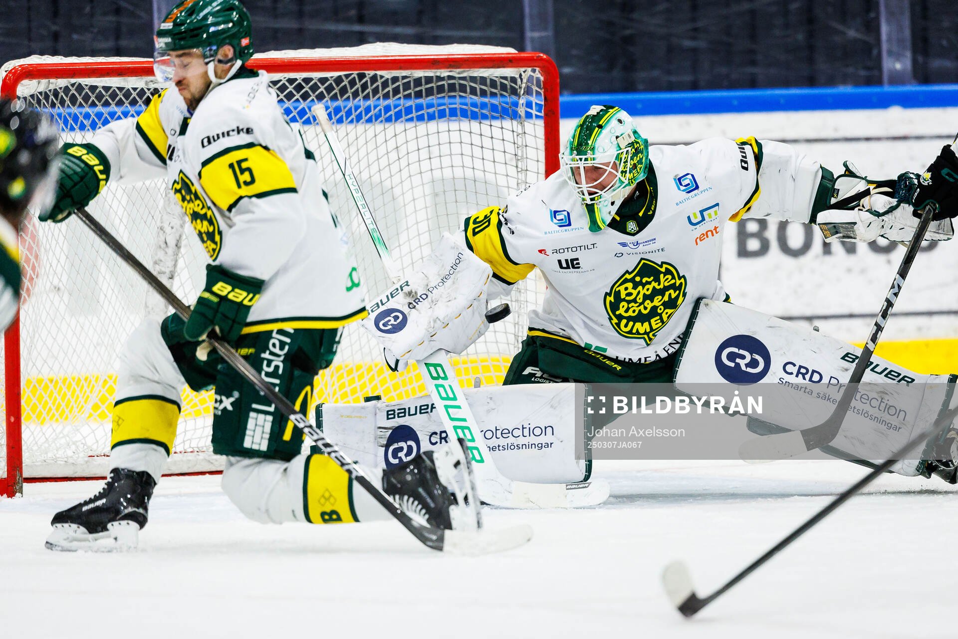 Björklövens målvakt Joona Voutilainen