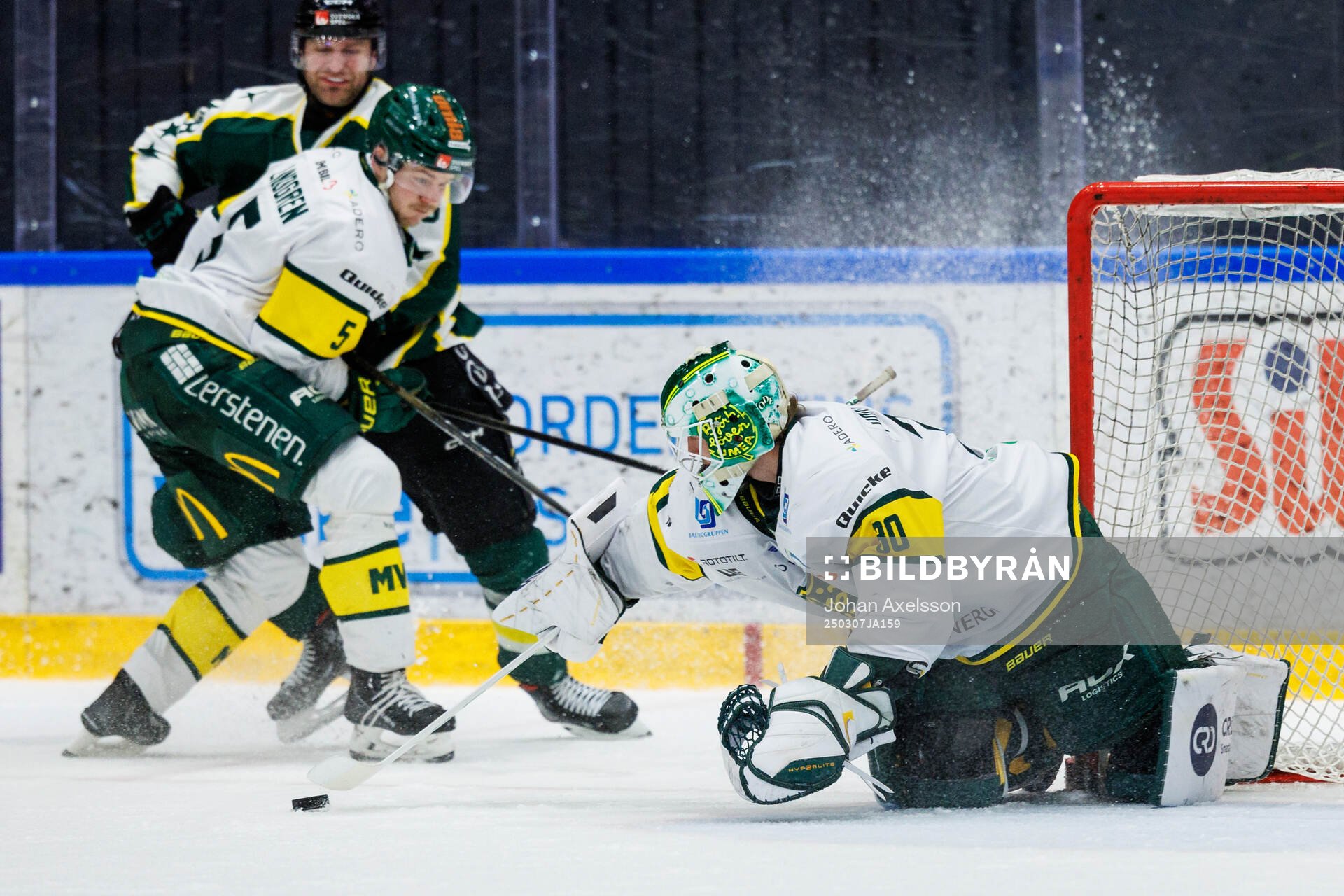 Björklövens målvakt Joona Voutilainen