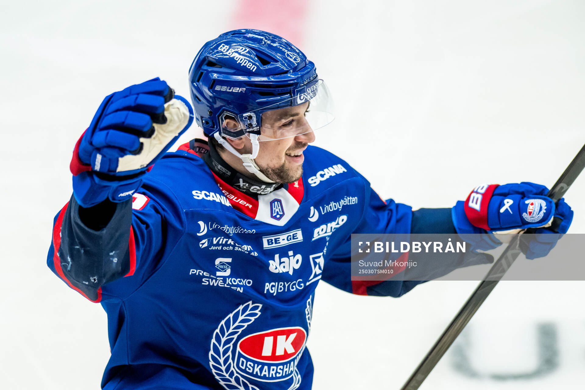 Oskarshamns Michael Joyaux jublar