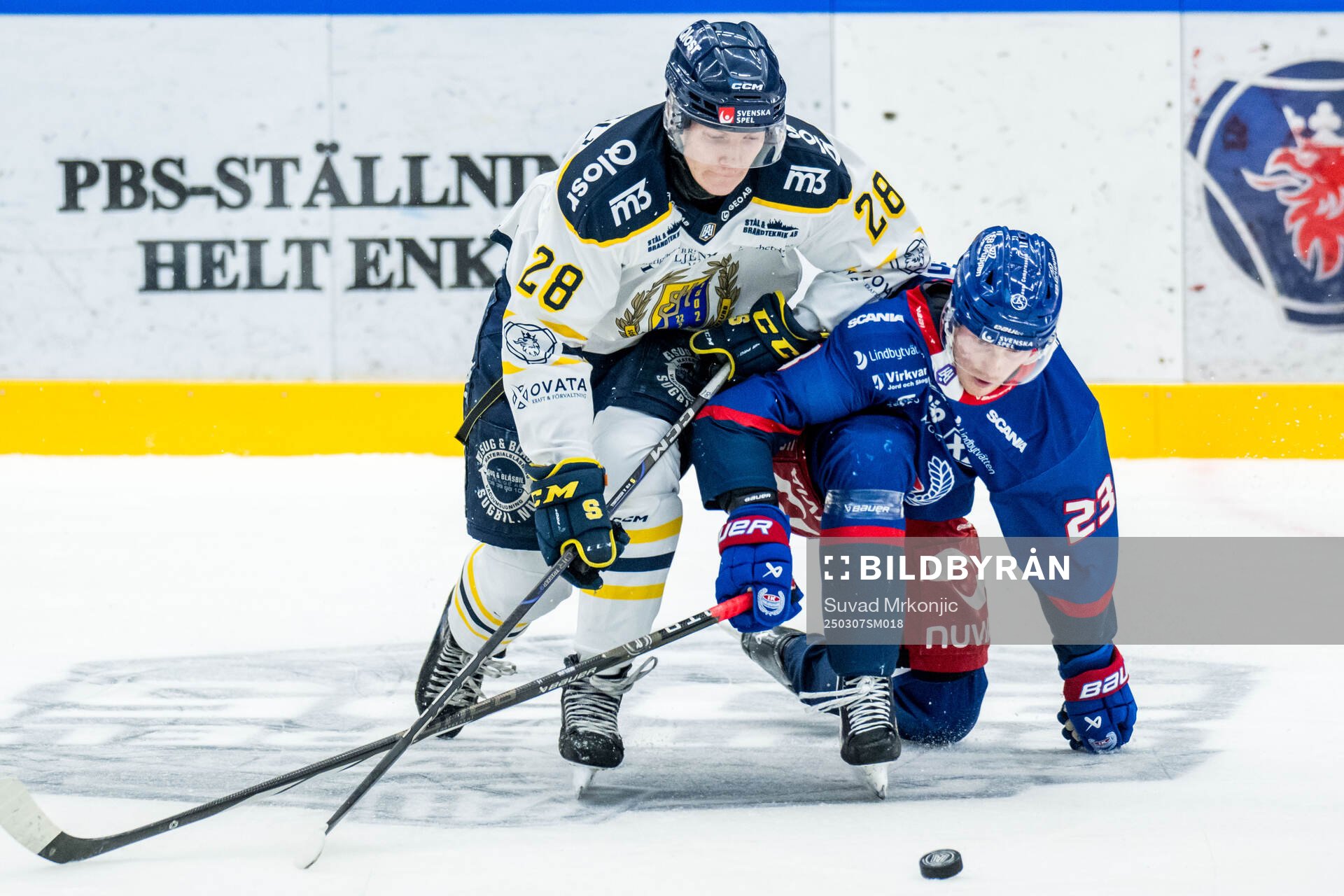 Södertäljes Adam Hesselvall och Oskarshamns Gustaf