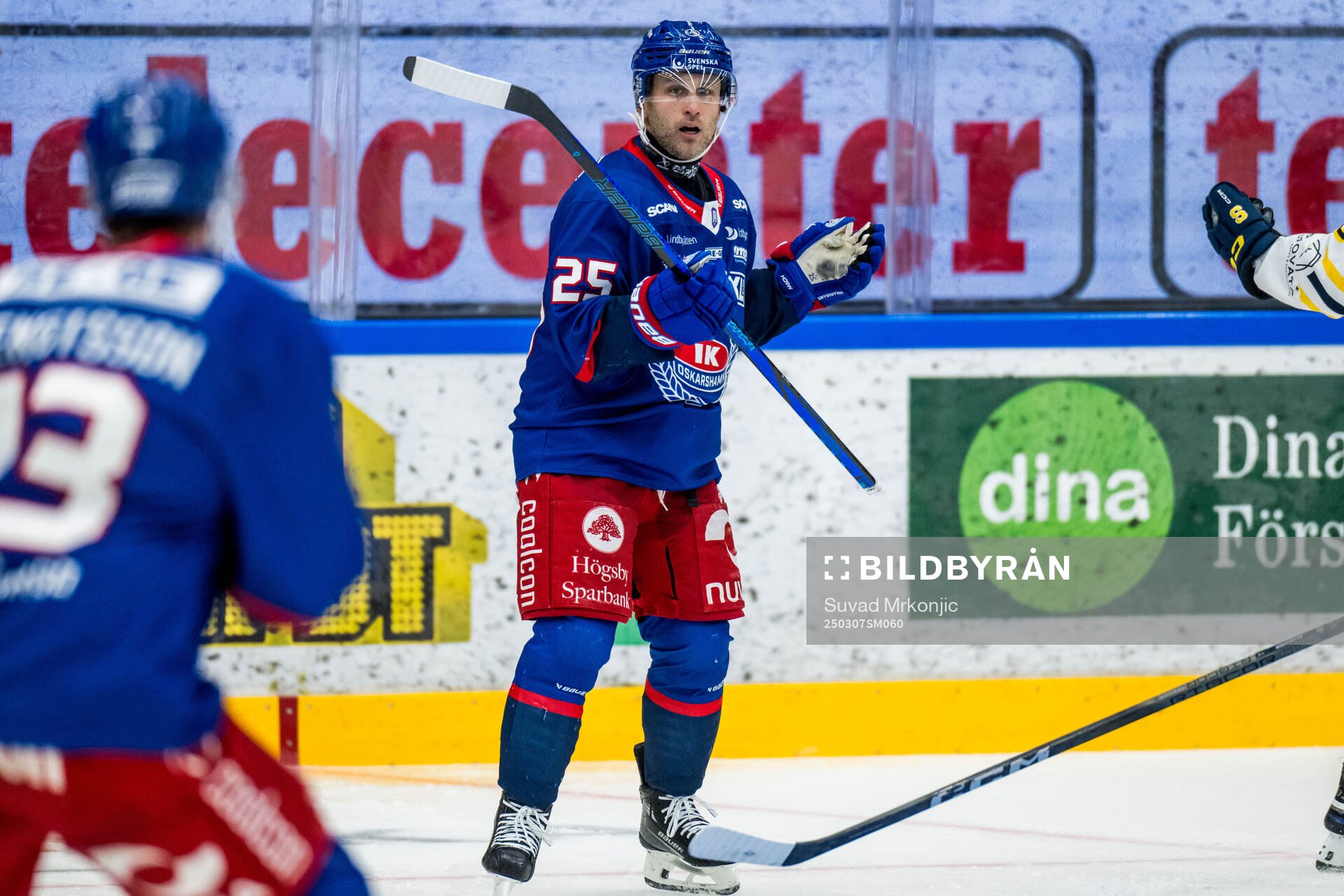 Oskarshamns Carter Camper reagerar på att hans mål döms