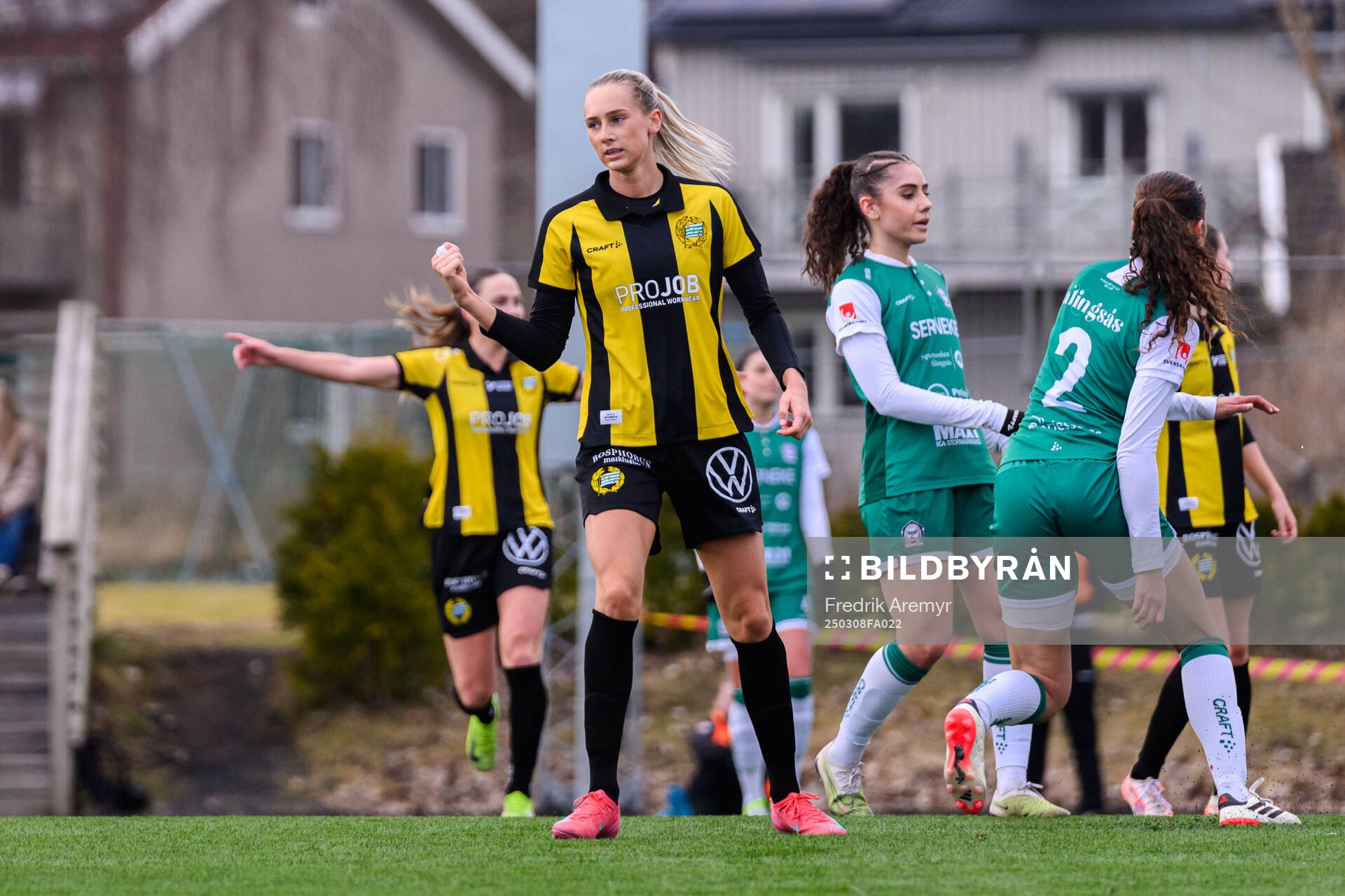 Hammarbys Ellen Wangerheim jublar
