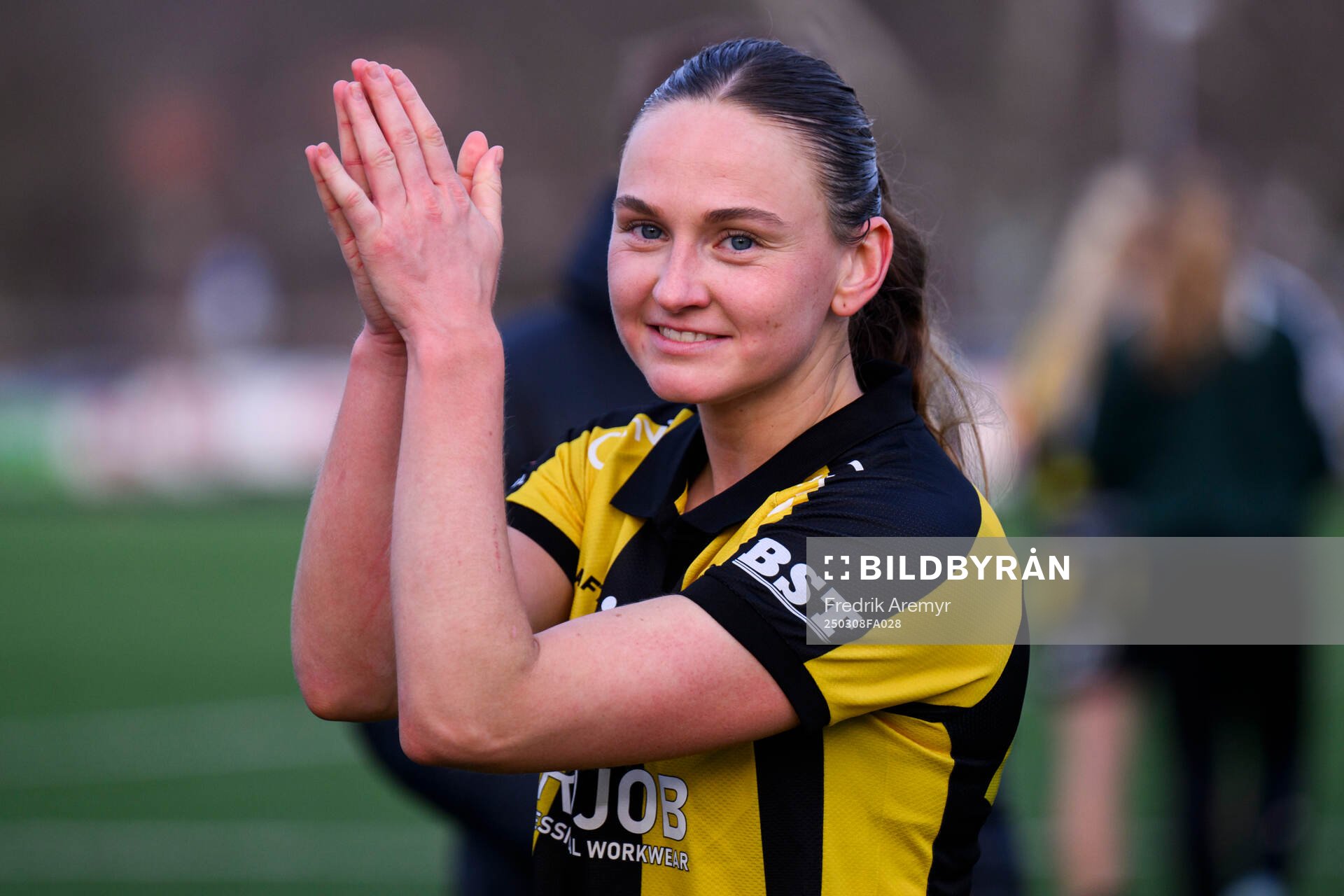 Hammarbys Vilde Hasund jublar