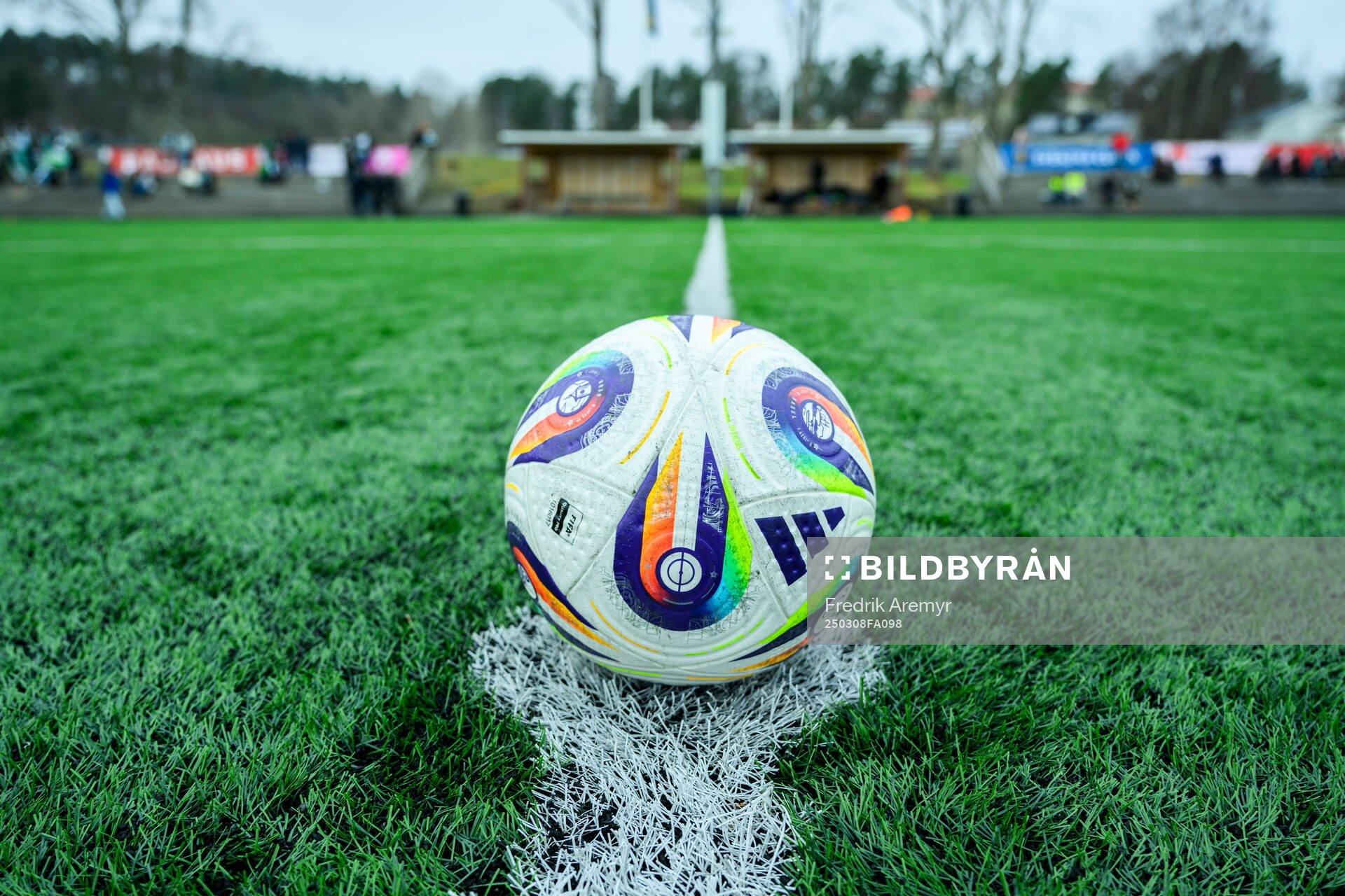 En fotboll på Gerdskenvallen