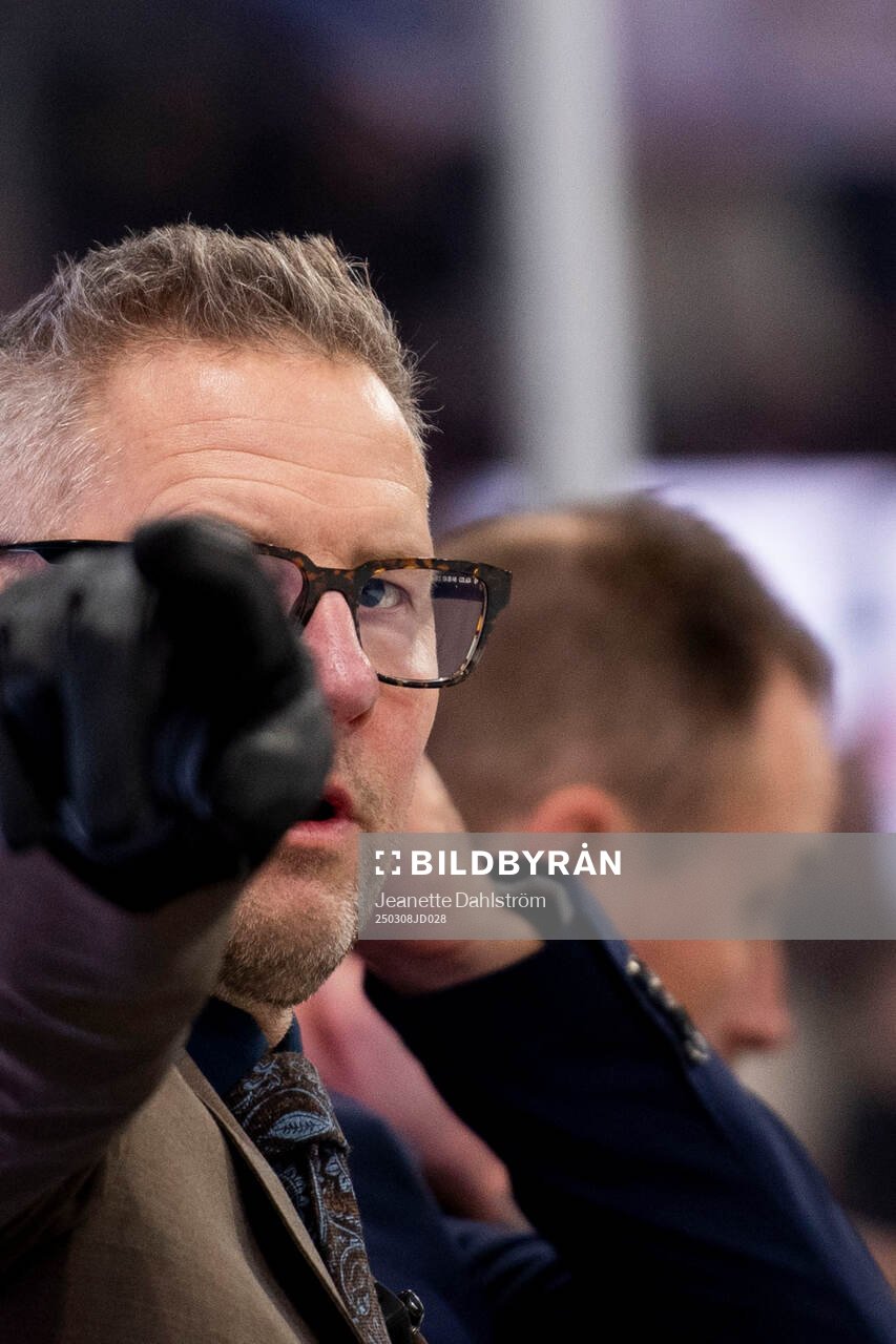 Färjestads assisterande tränare Johan Hedberg