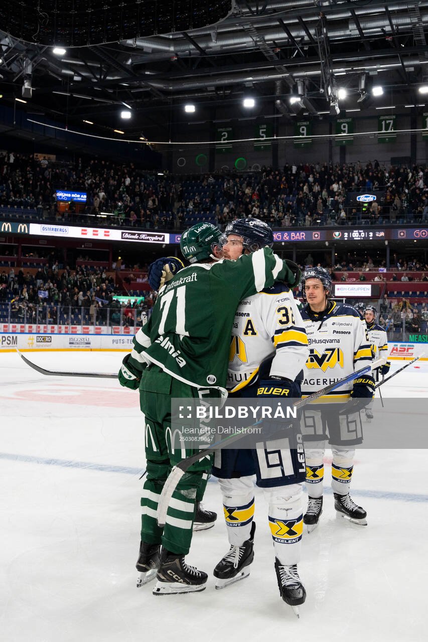 Färjestads Viktor Lodin och Oscar Engsund
