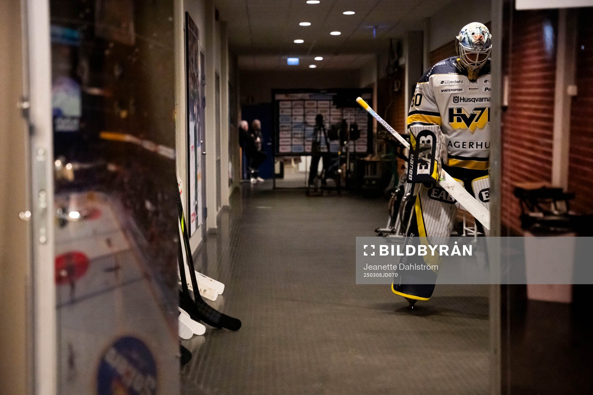 HV71s målvakt Hugo Alnefelt