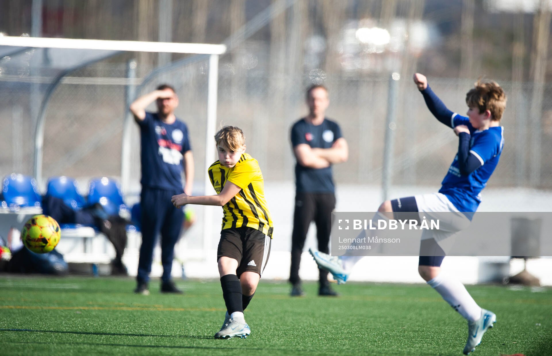 IFK Hässleholms Rio Drottmar i träningsmatchen för