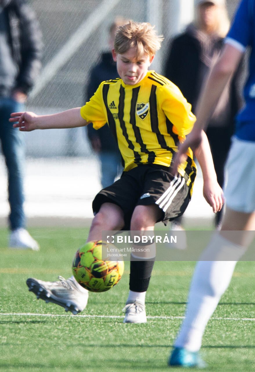 IFK Hässleholms William Persson i träningsmatchen för