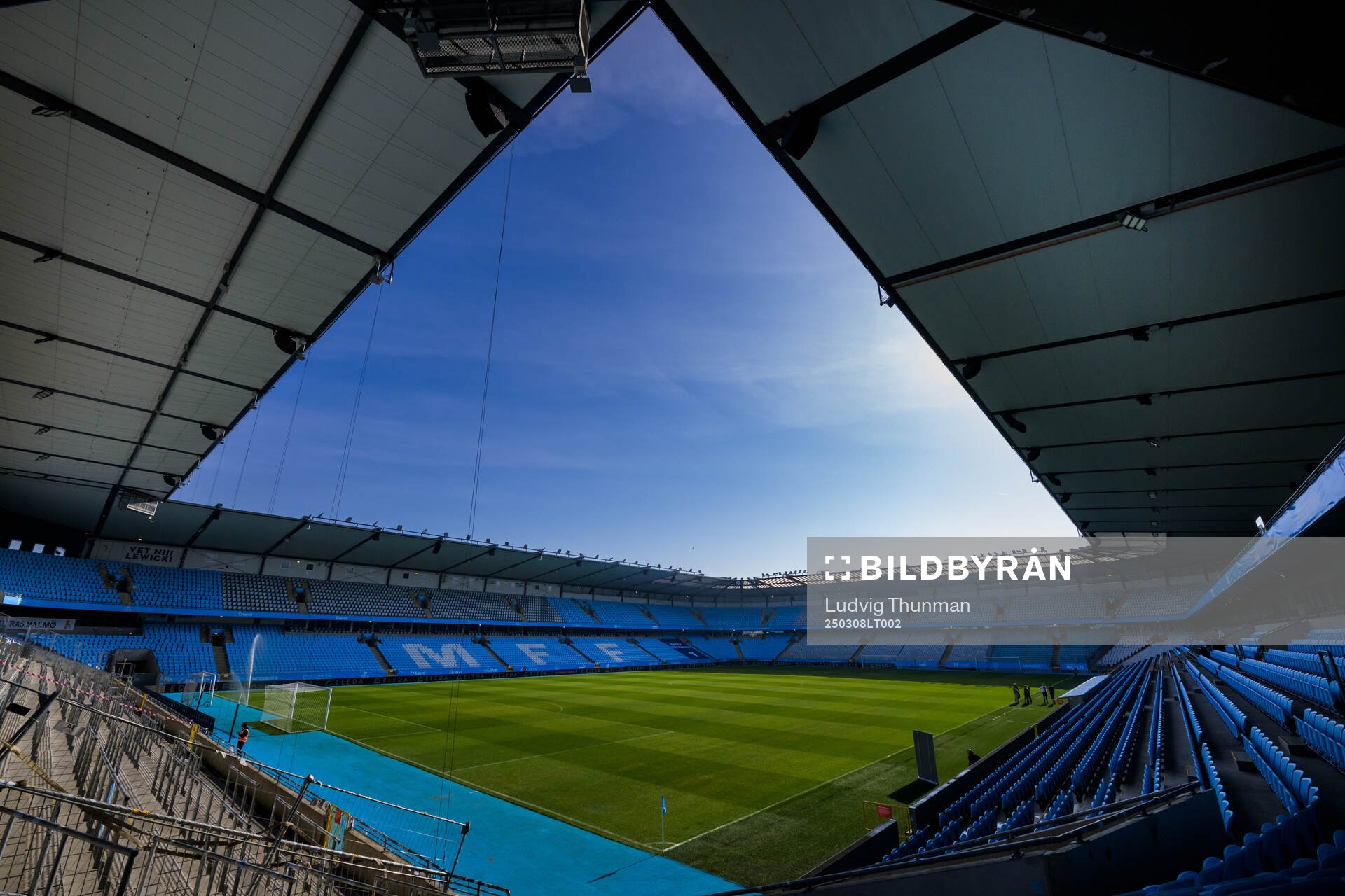 Interiör vy över Eleda Stadion