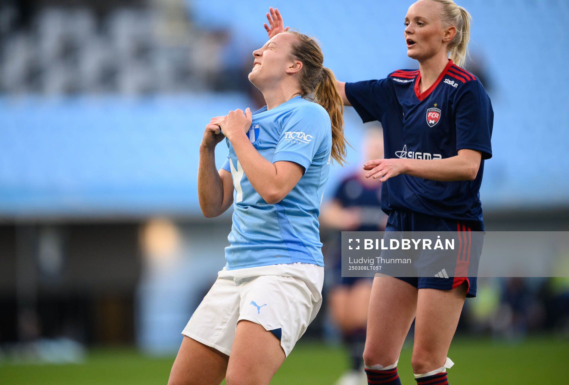 Malmö FFs Sara Kanutte Sørensen Fornes deppar
