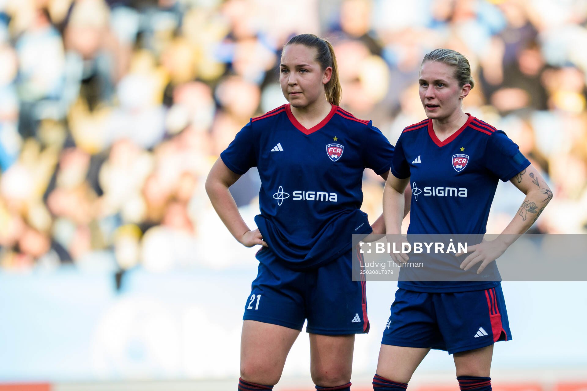 Rosengårds Oona Sevenius och Emilia Larsson