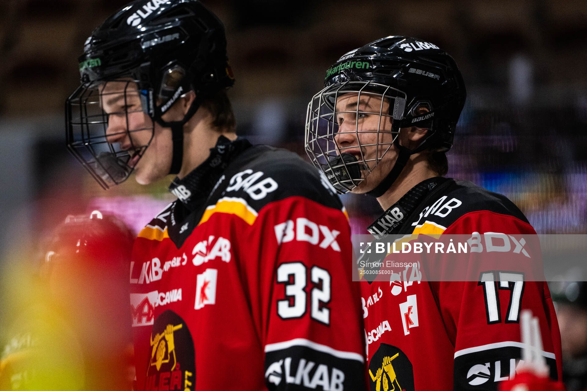 Luleås William Håkansson och Jakob Ihs Wozniak