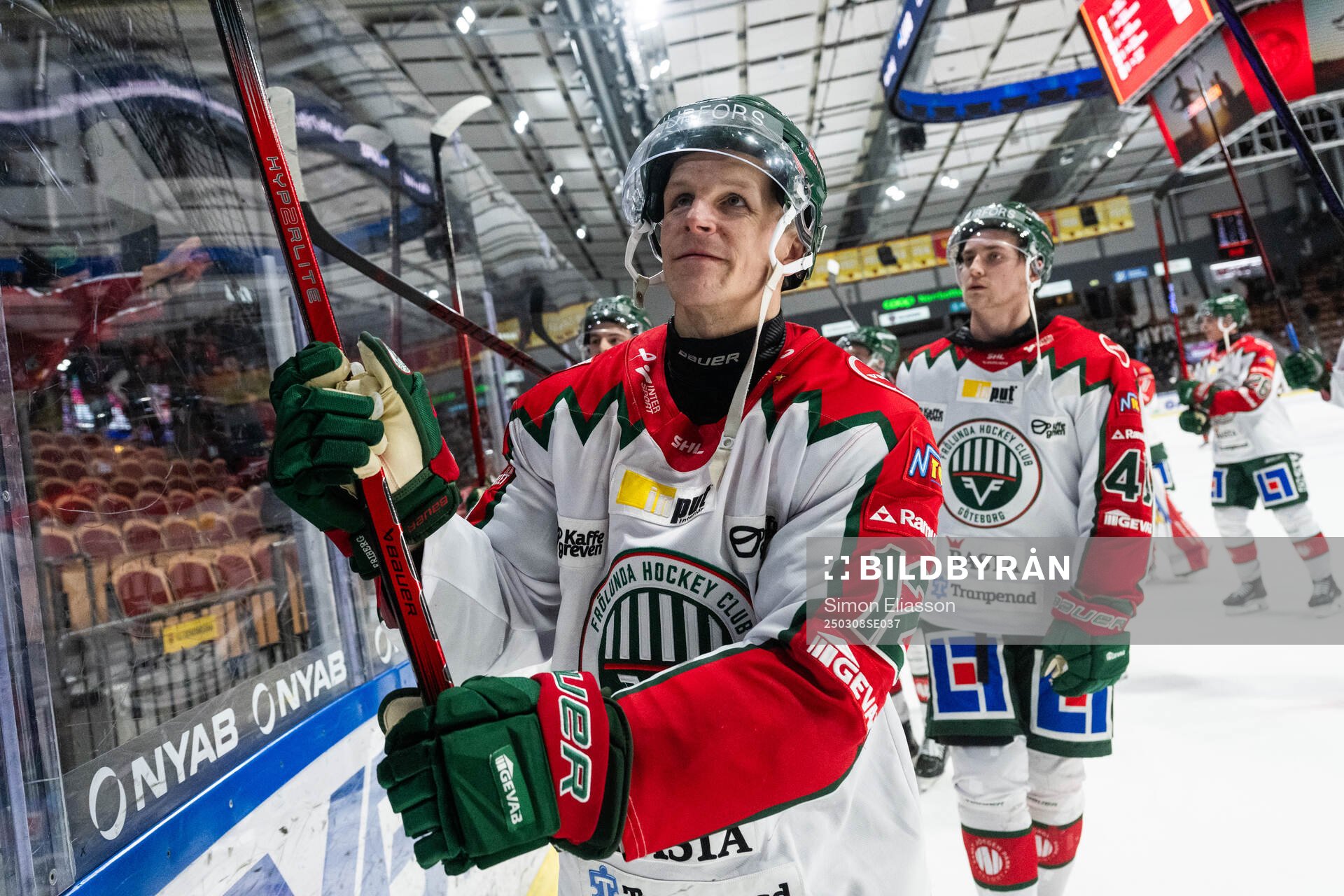 Frölundas Max Friberg jublar