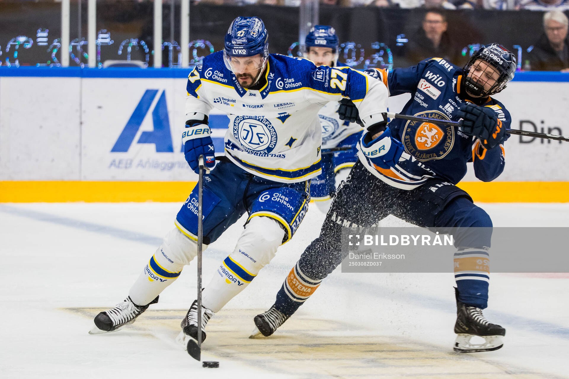 Leksands Marek Hrivik och Växjös Morgan Anderberg