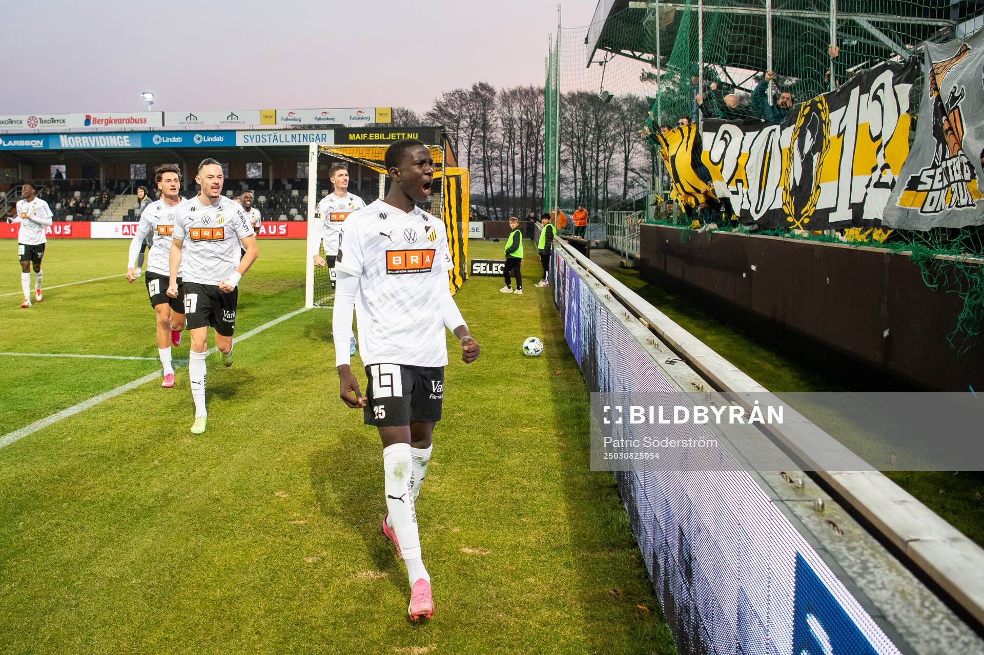 Häckens Abdoulaye Faye jublar