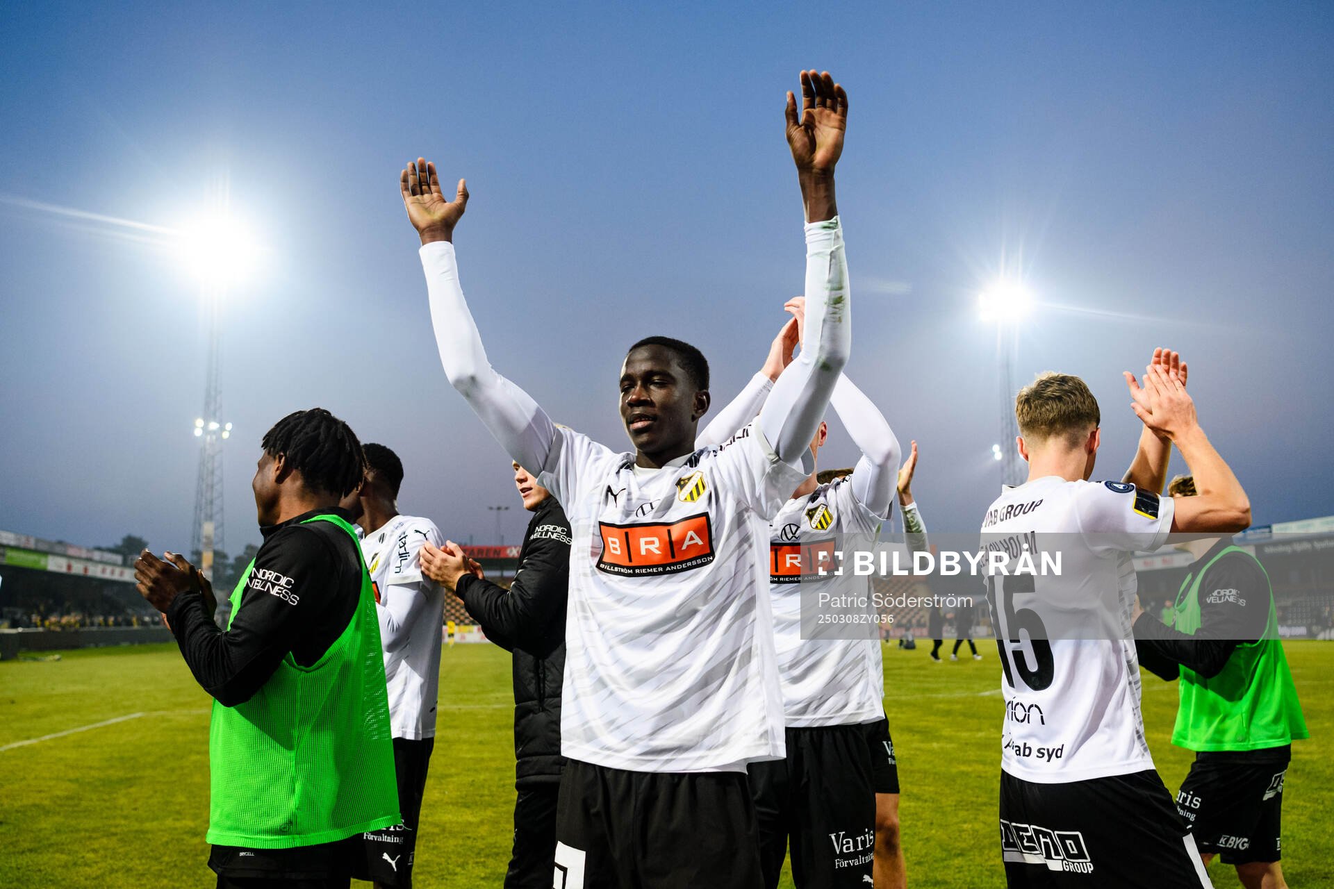 Häckens Abdoulaye Faye jublar