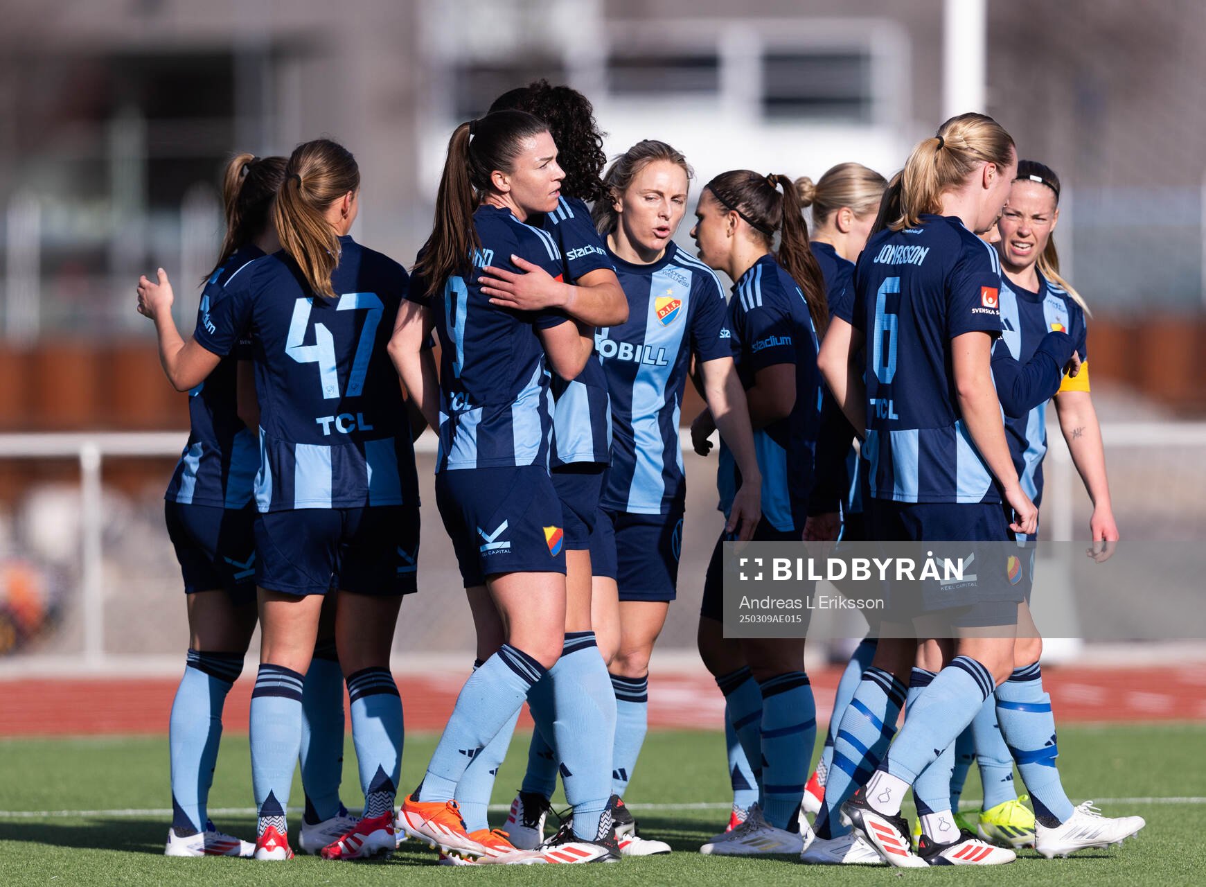 Djurgårdens Pauline Hammarlund jublar