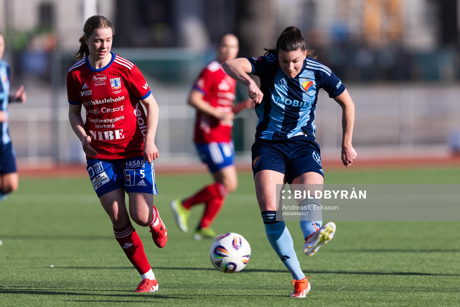 Vittsjös Hannah Sjödahl och Djurgårdens Pauline