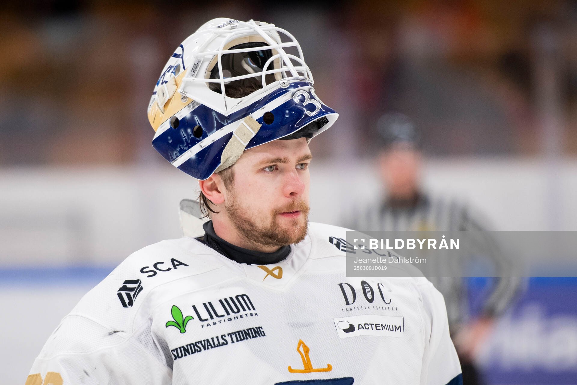 Sundsvalls målvakt Carl Hjälm