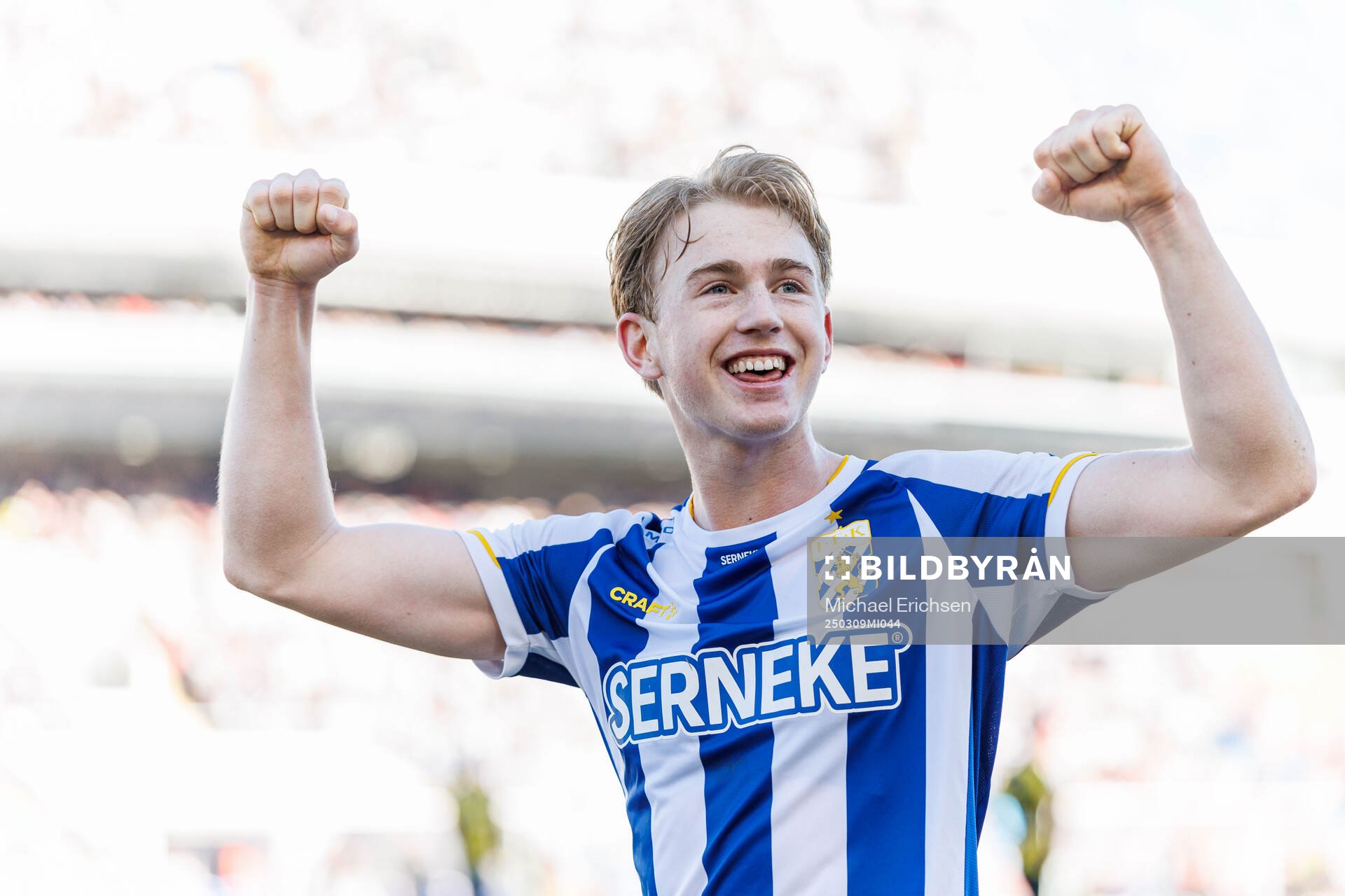 IFK Göteborgs Noah Tolf jublar