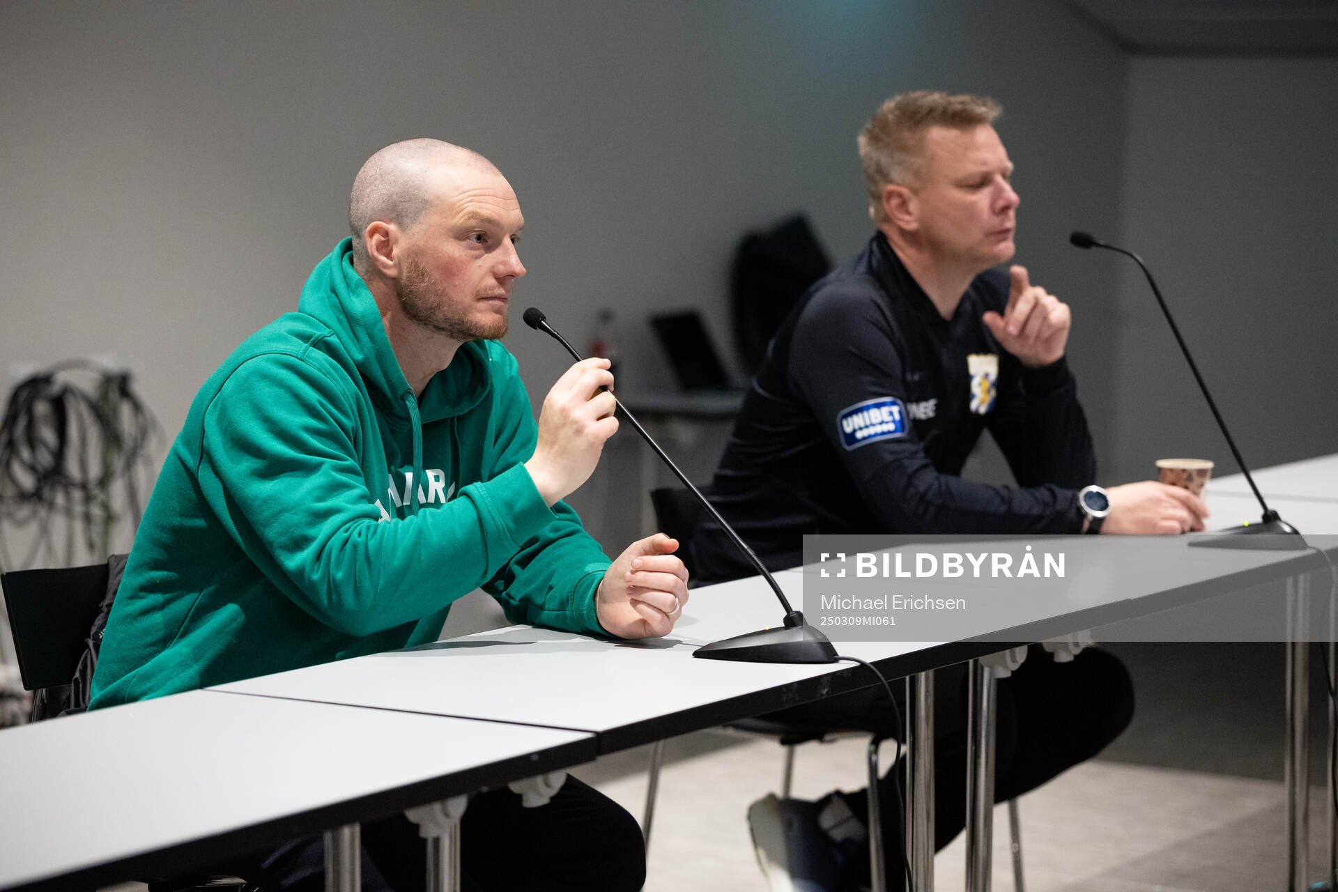 Hammarbys tränare Kim Hellberg och IFK Göteborgs tränare
