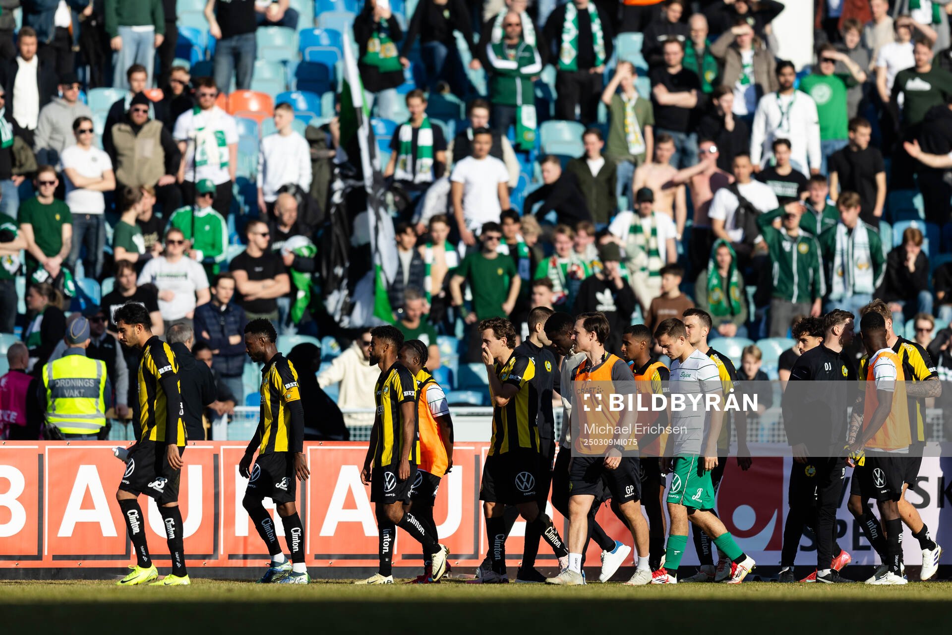 Hammarbys spelare deppar