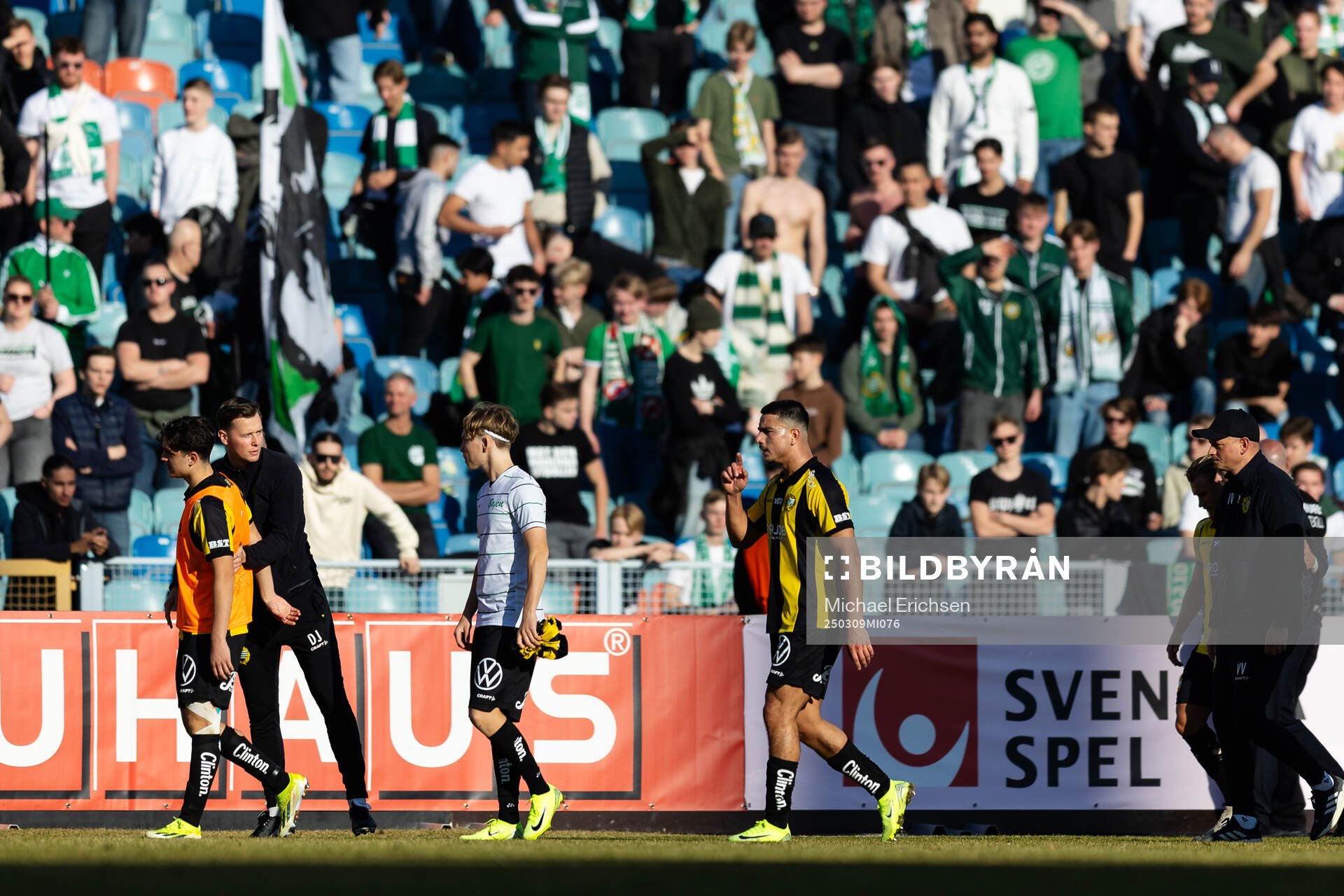 Hammarbys spelare deppar