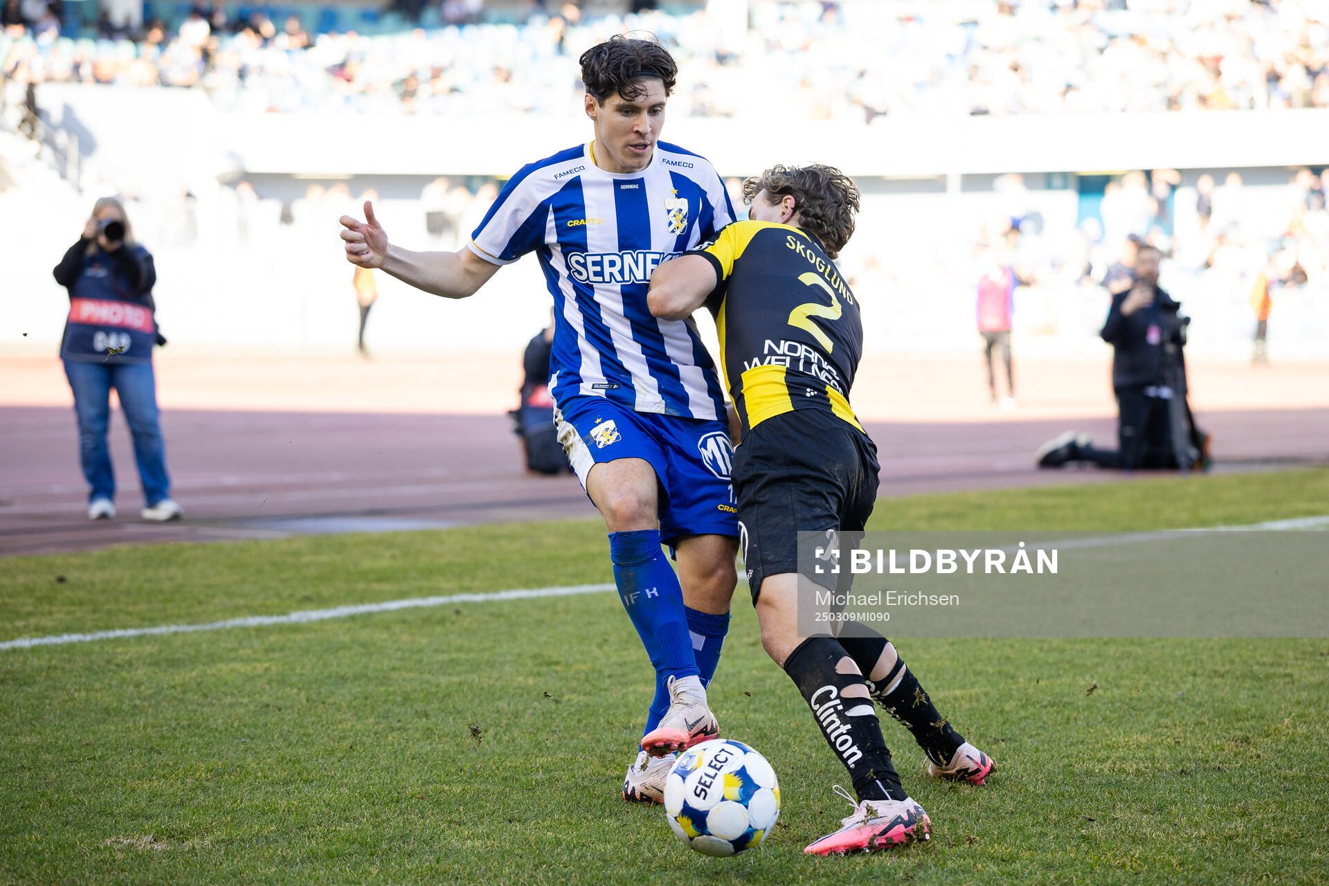 IFK Göteborgs Eman Markovic och Hammarbys Hampus Skoglund