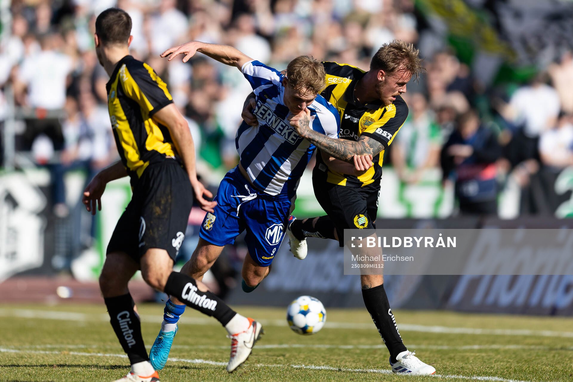 IFK Göteborgs Max Fenger och Hammarbys Victor Eriksson