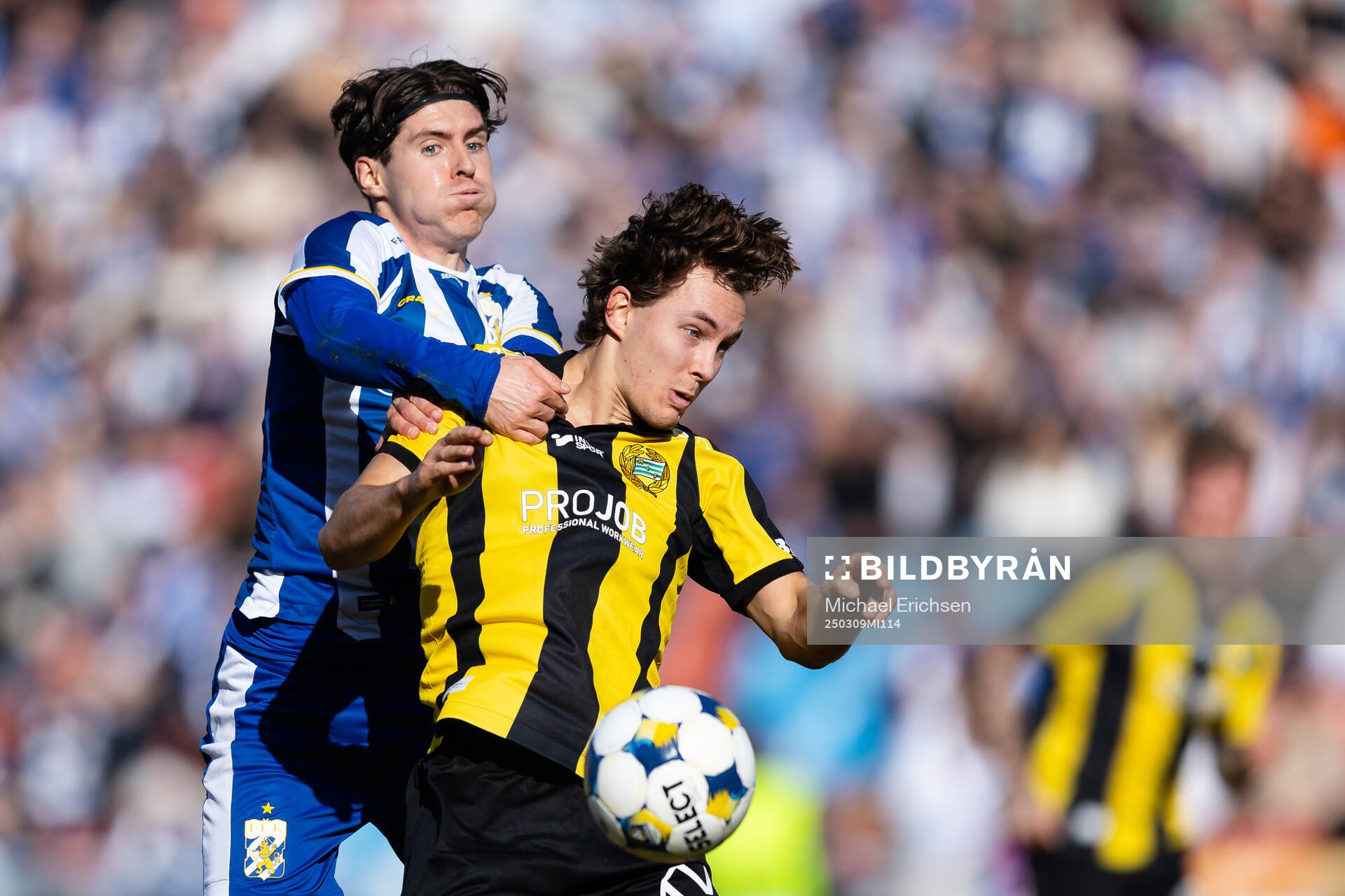 IFK Göteborgs Eman Markovic och Hammarbys Hampus Skoglund