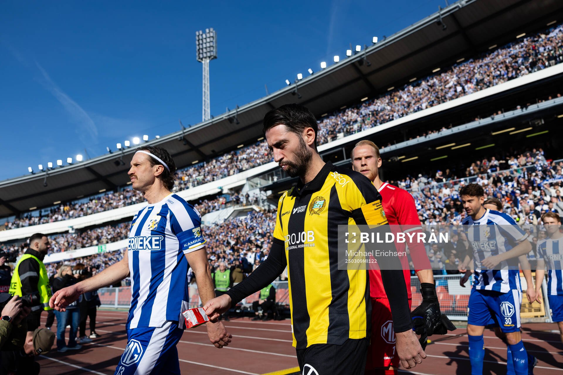 IFK Göteborgs lagkapten Gustav Svensson och Hammarbys