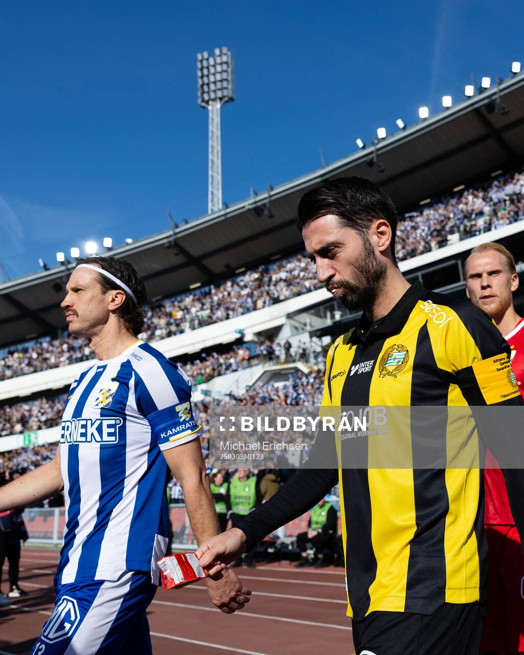 IFK Göteborgs lagkapten Gustav Svensson och Hammarbys