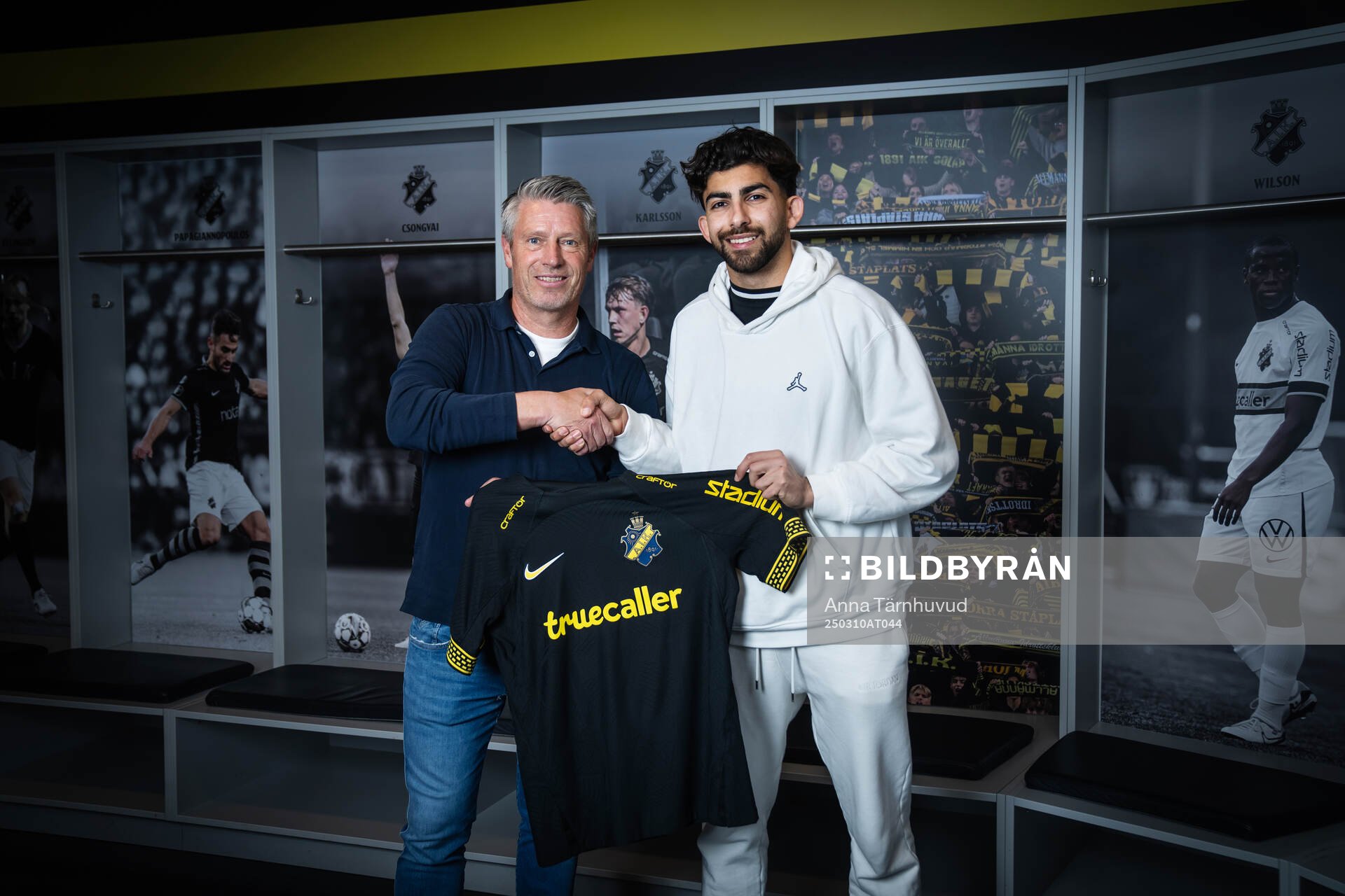 Andronikos Kakoullis, nyförvärv i AIK med sportchef