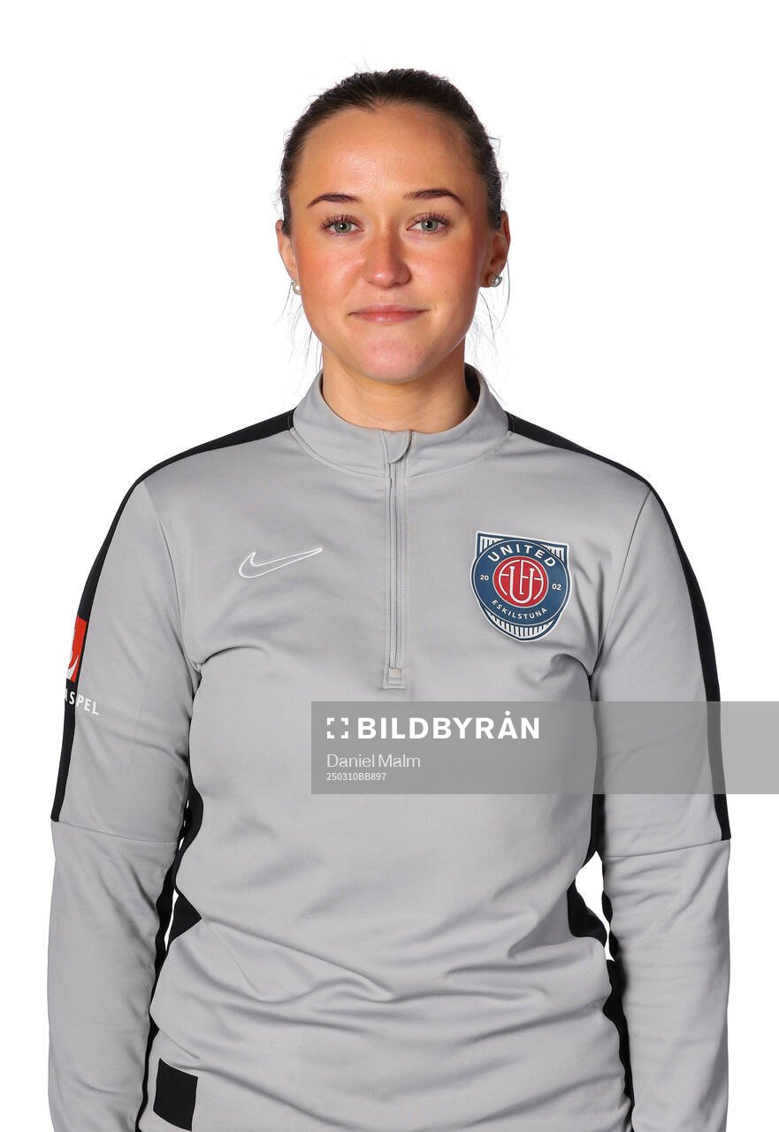 Eskilstuna Uniteds fysio Molly Gustafsson