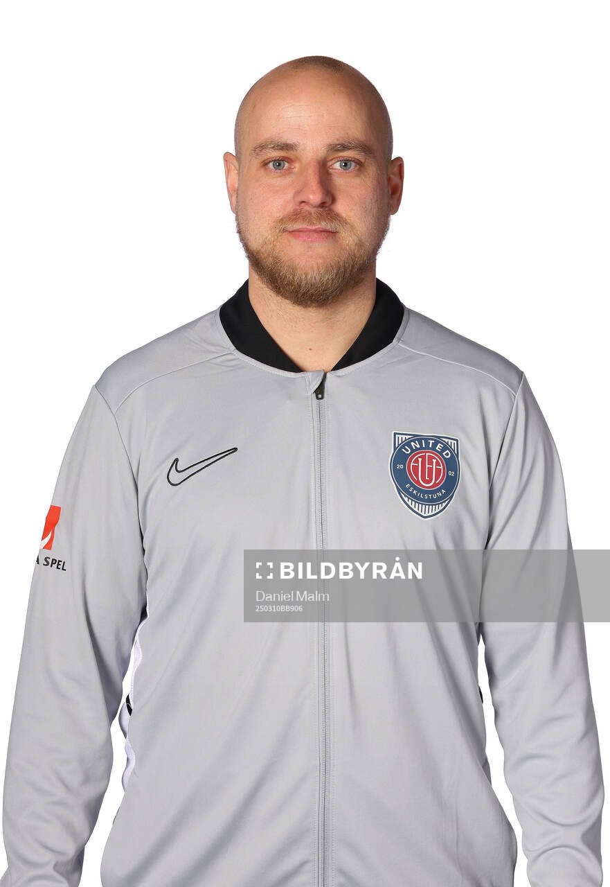 Eskilstuna Uniteds tränare Rickard Johansson