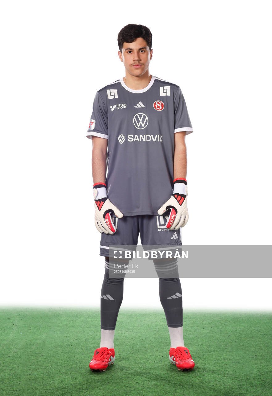 Sandvikens målvakt Mahmoud Kiki